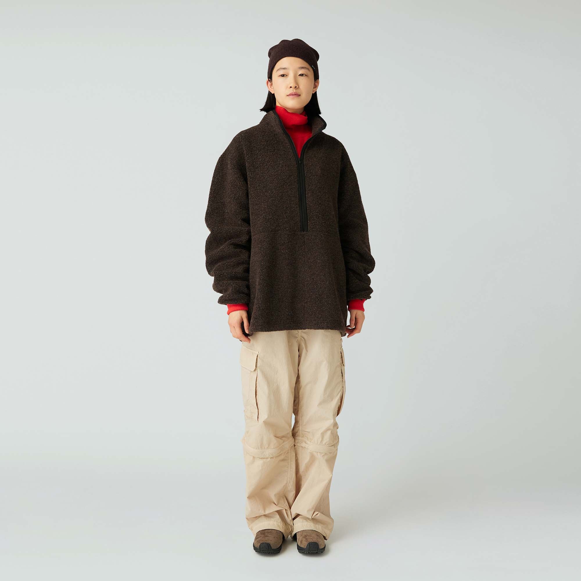 Recycled Wool Boa Pullover - Snow Peak UK