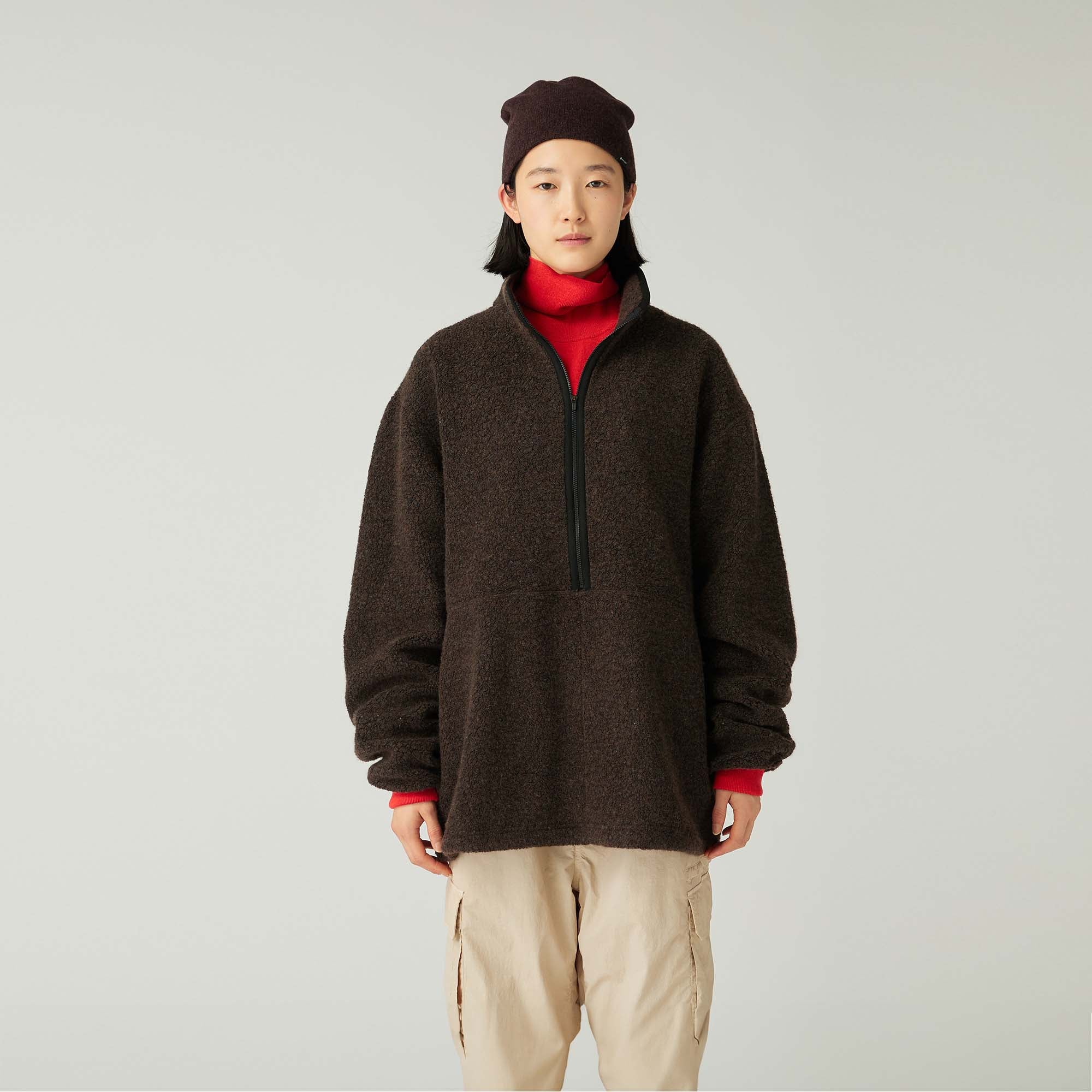 Recycled Wool Boa Pullover - Snow Peak UK
