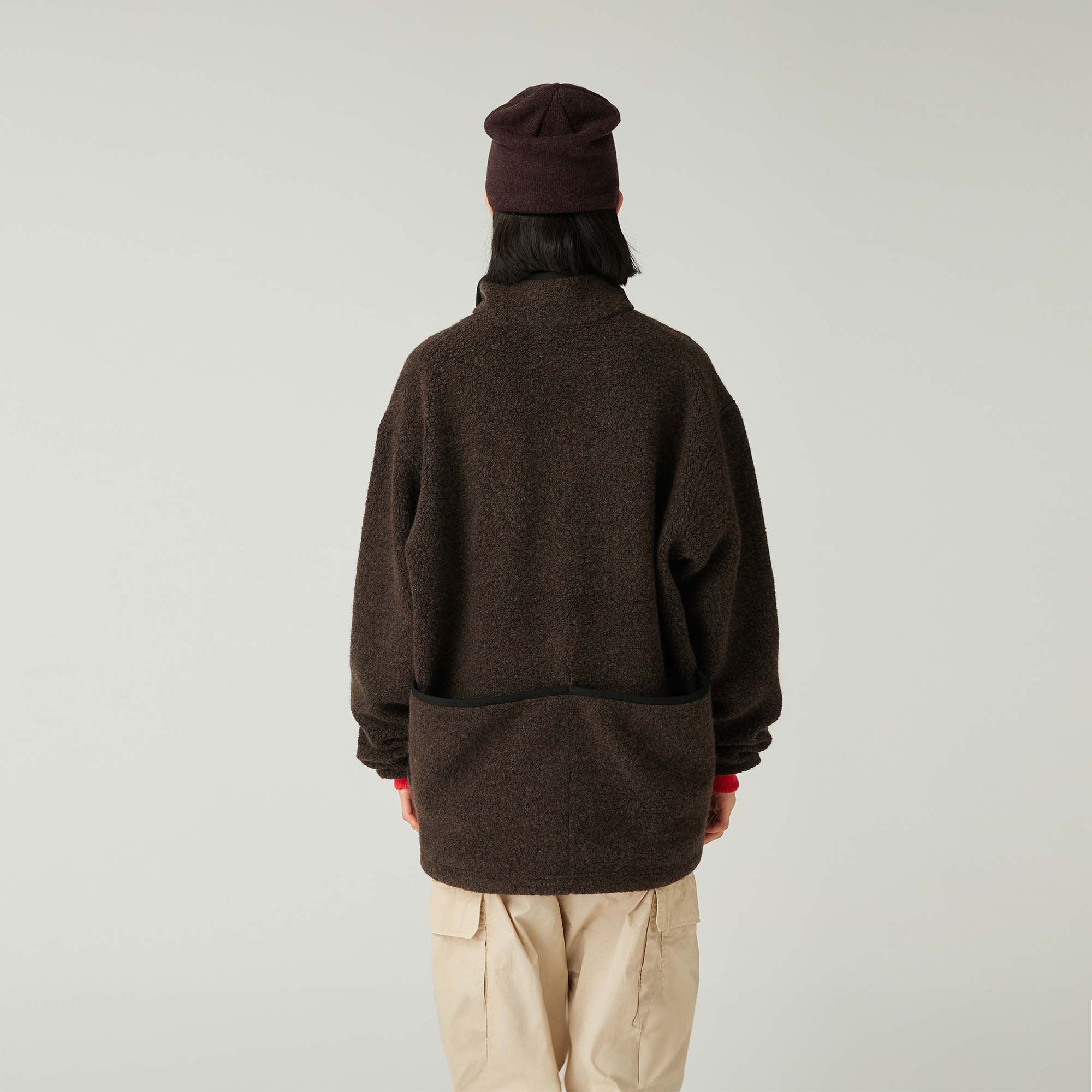 Recycled Wool Boa Pullover - Snow Peak UK