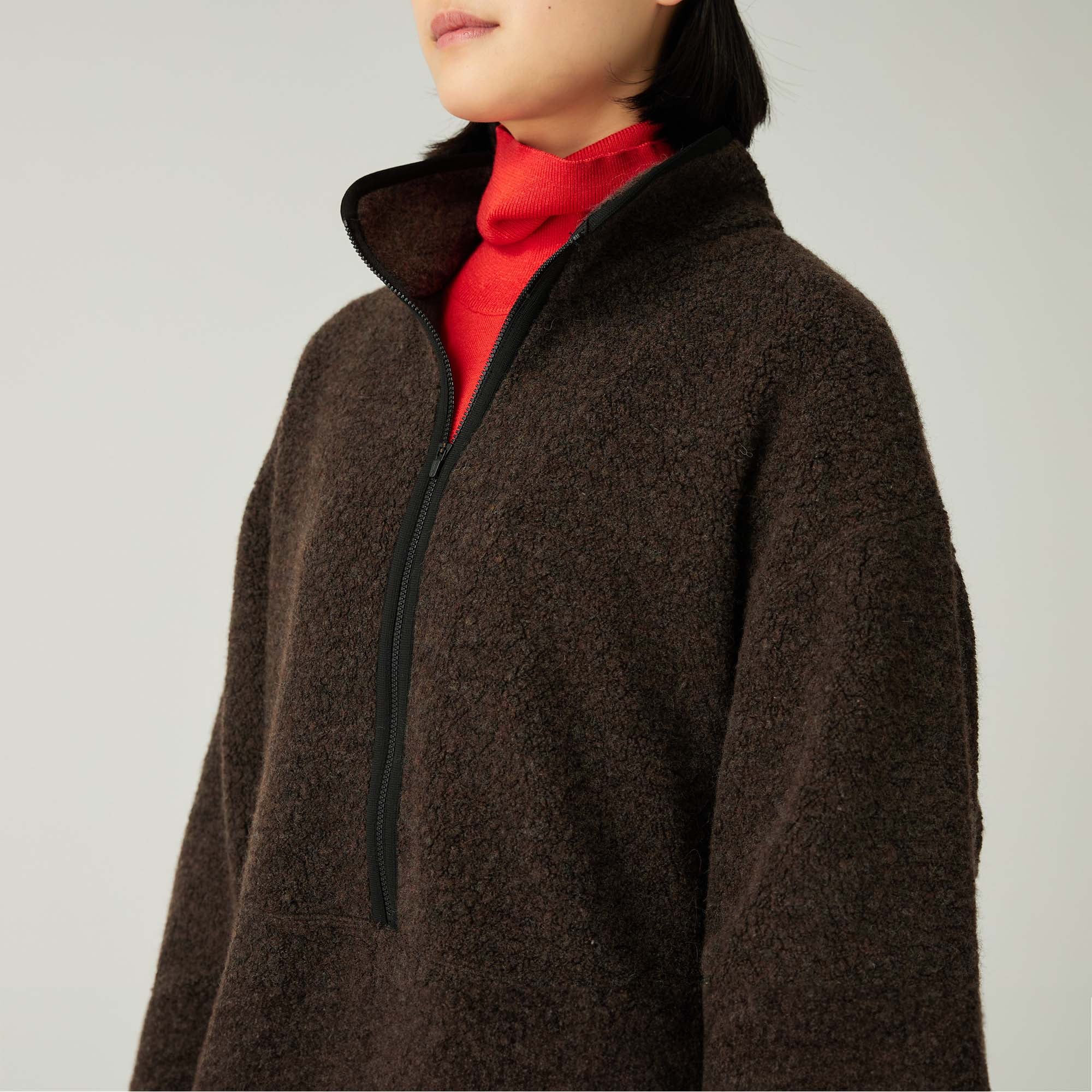 Recycled Wool Boa Pullover - Snow Peak UK