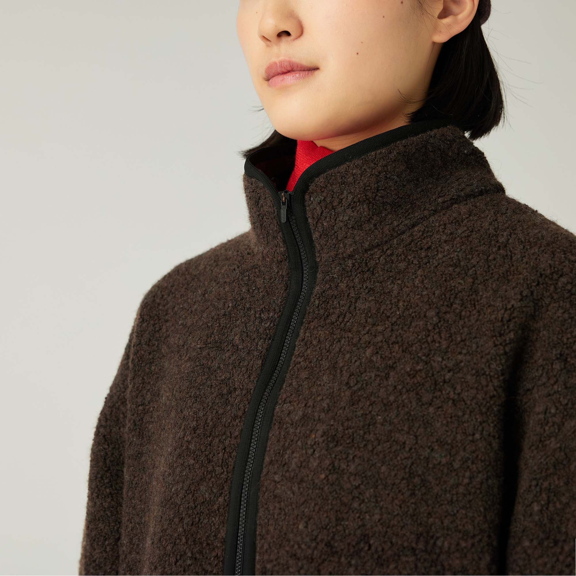 Recycled Wool Boa Pullover - Snow Peak UK