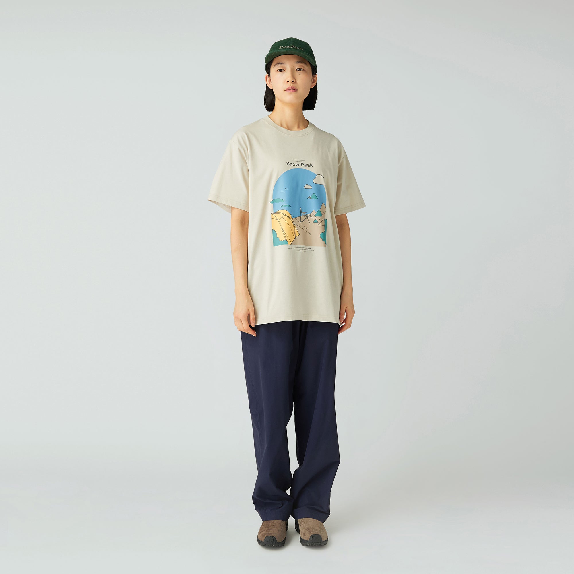 Camping Graphic T-Shirt - Snow Peak UK