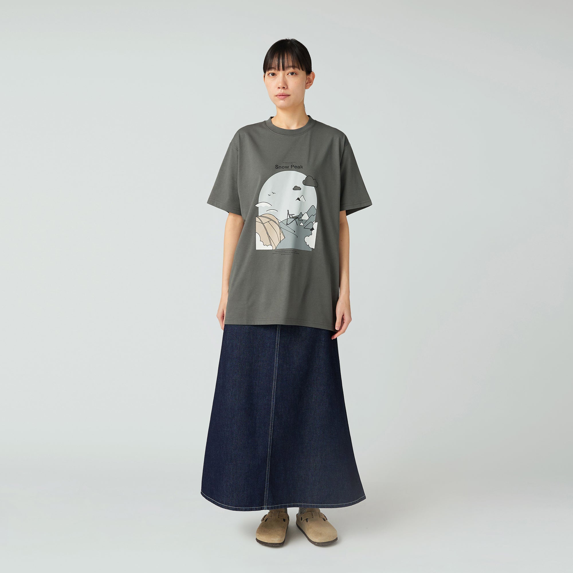 TAKIBI Denim Skirt - Snow Peak UK