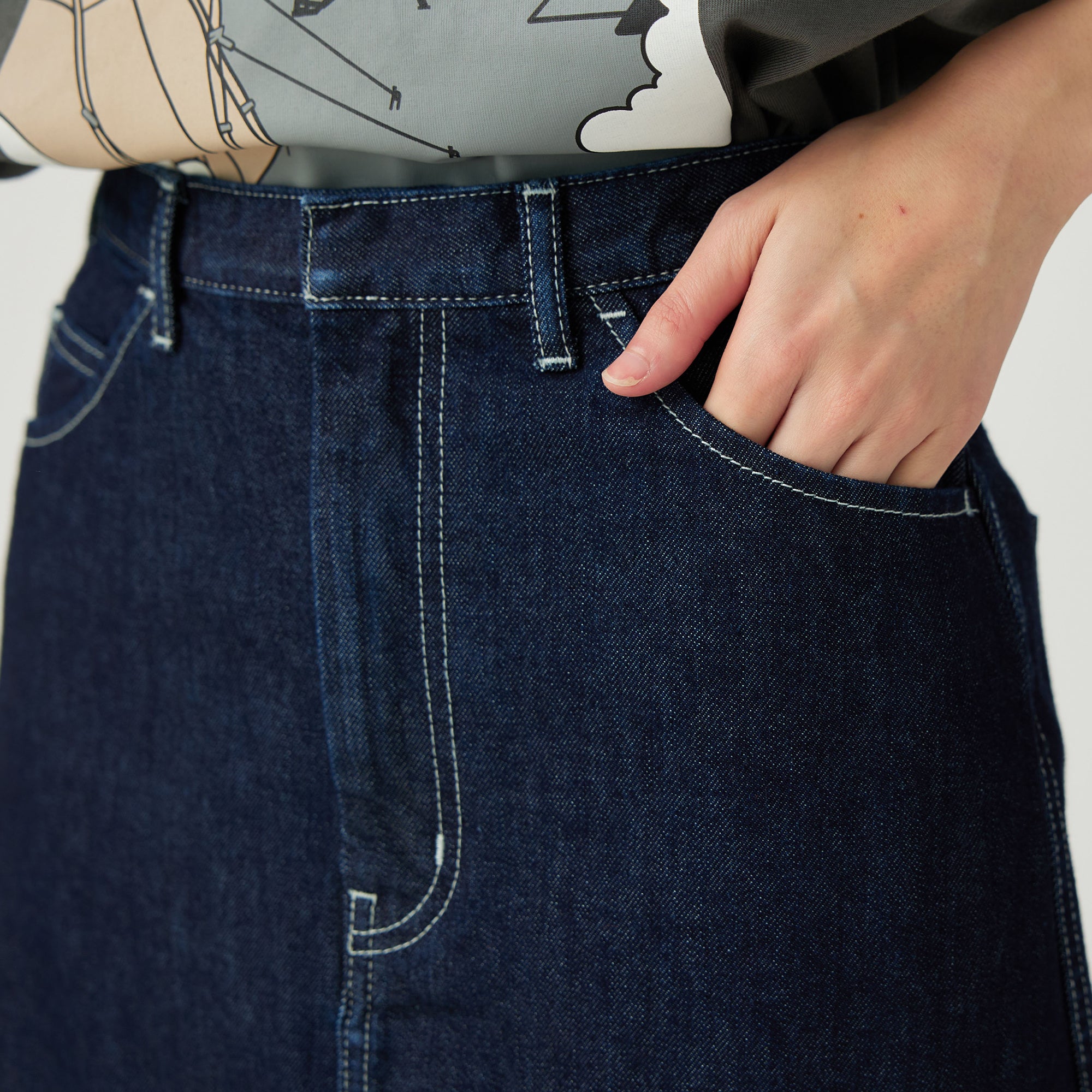 TAKIBI Denim Skirt - Snow Peak UK