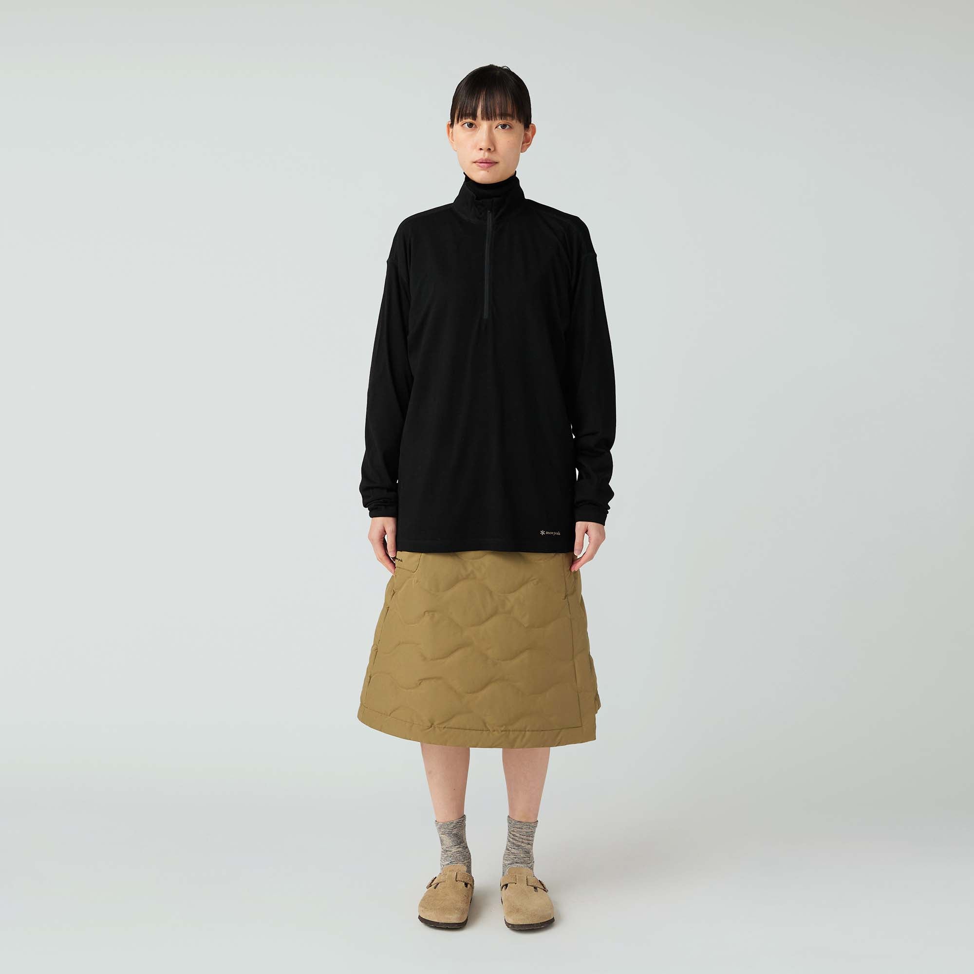 Merino Wool Half Zip Pullover - Snow Peak UK