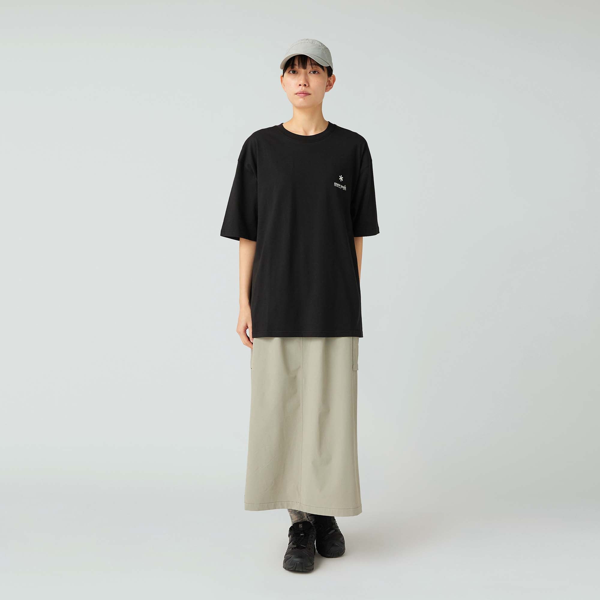 Soft Cotton Relaxed Logo T-Shirt - Snow Peak UK