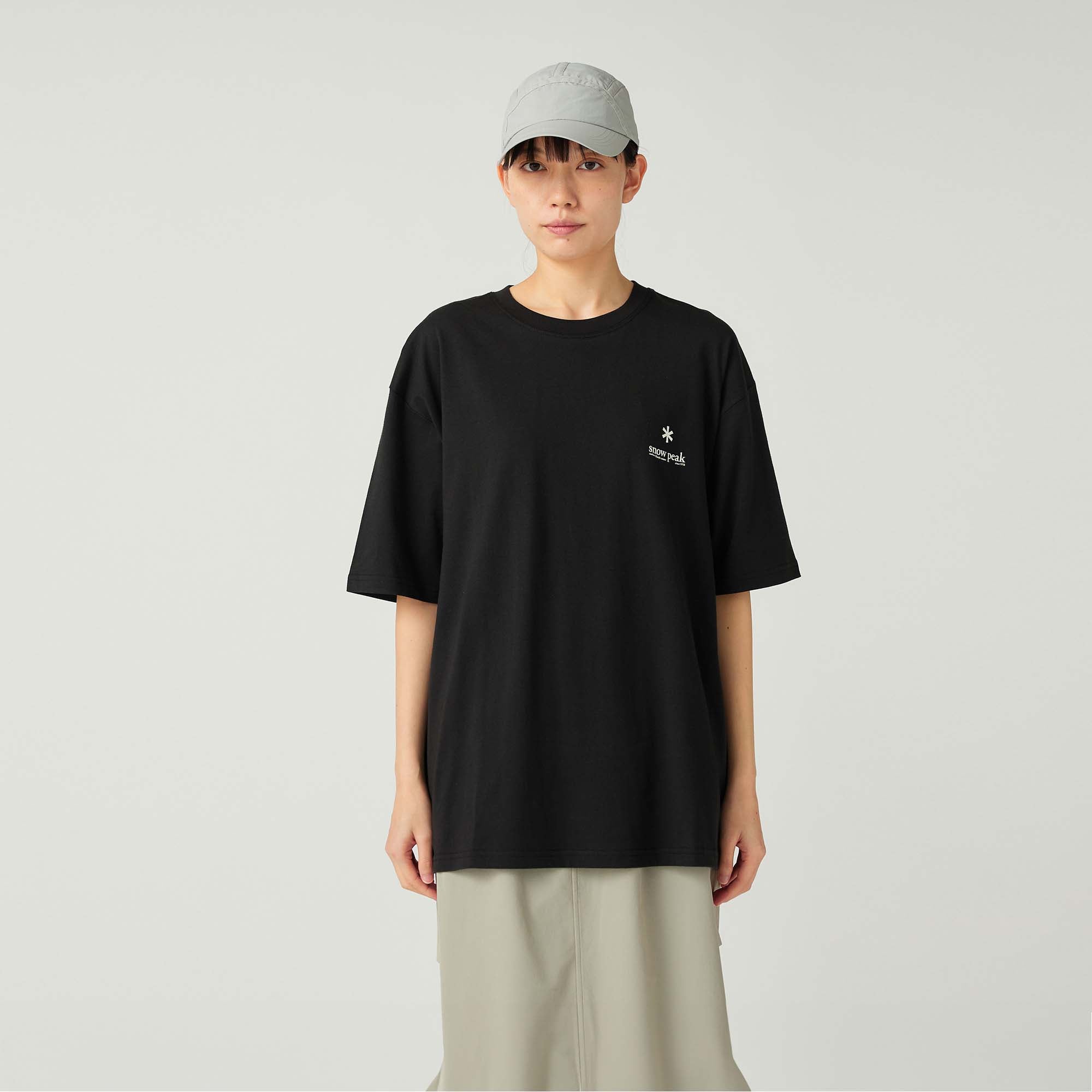 Soft Cotton Relaxed Logo T-Shirt - Snow Peak UK
