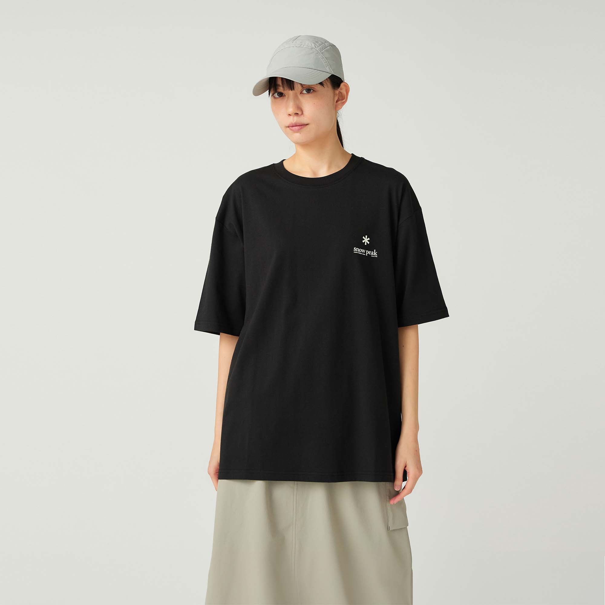Soft Cotton Relaxed Logo T-Shirt - Snow Peak UK