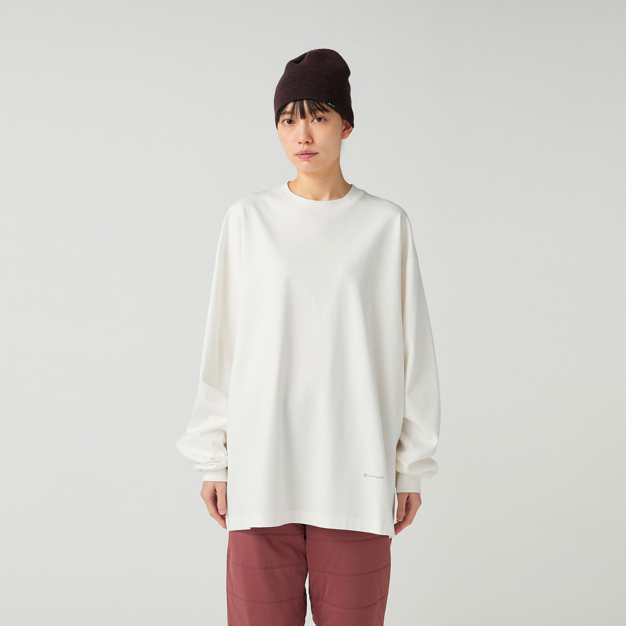 Organic Cotton Mercerized L/S T-Shirt - Snow Peak UK
