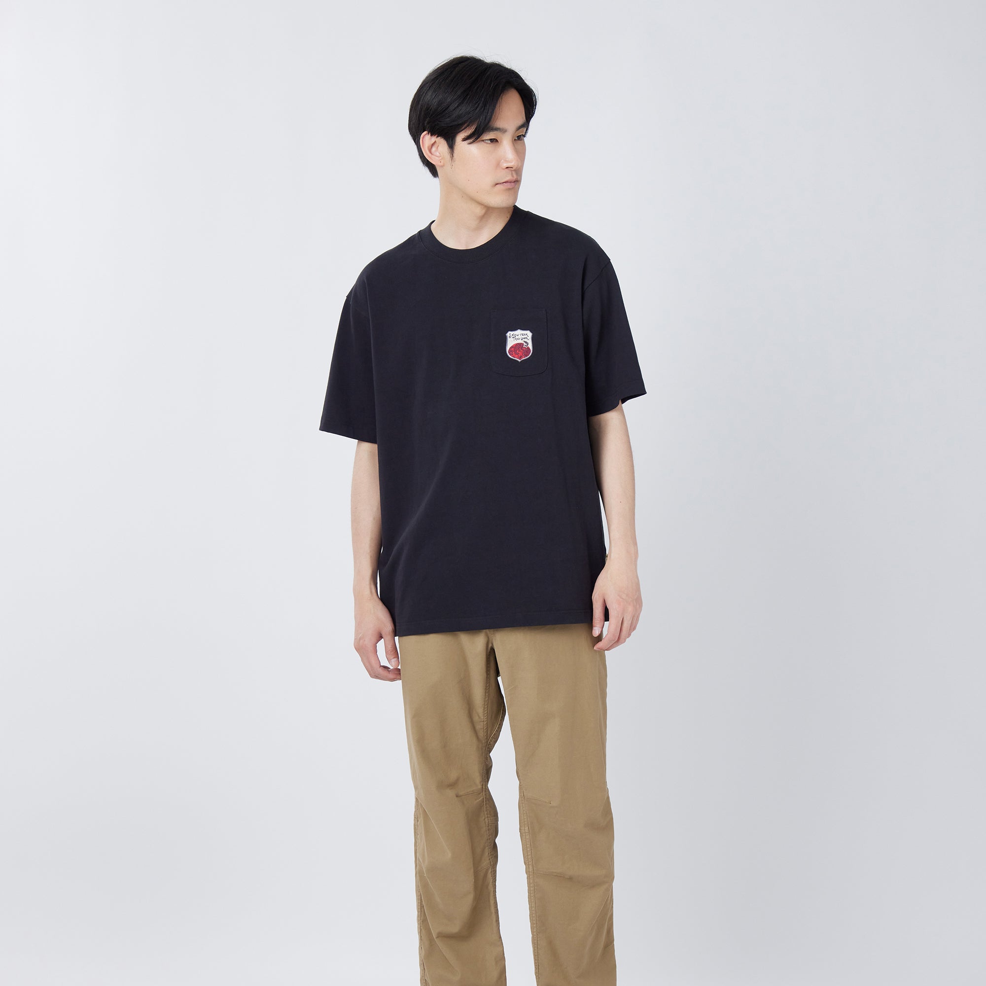 Trad Label Pocket Heavy T-Shirt - Snow Peak UK