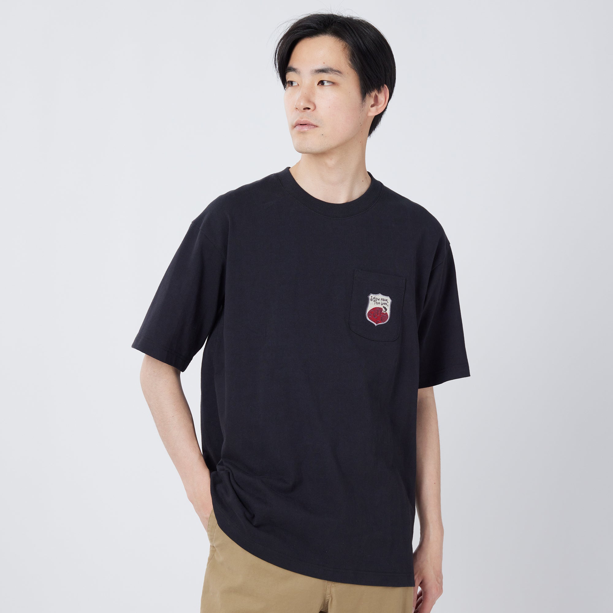 Trad Label Pocket Heavy T-Shirt - Snow Peak UK