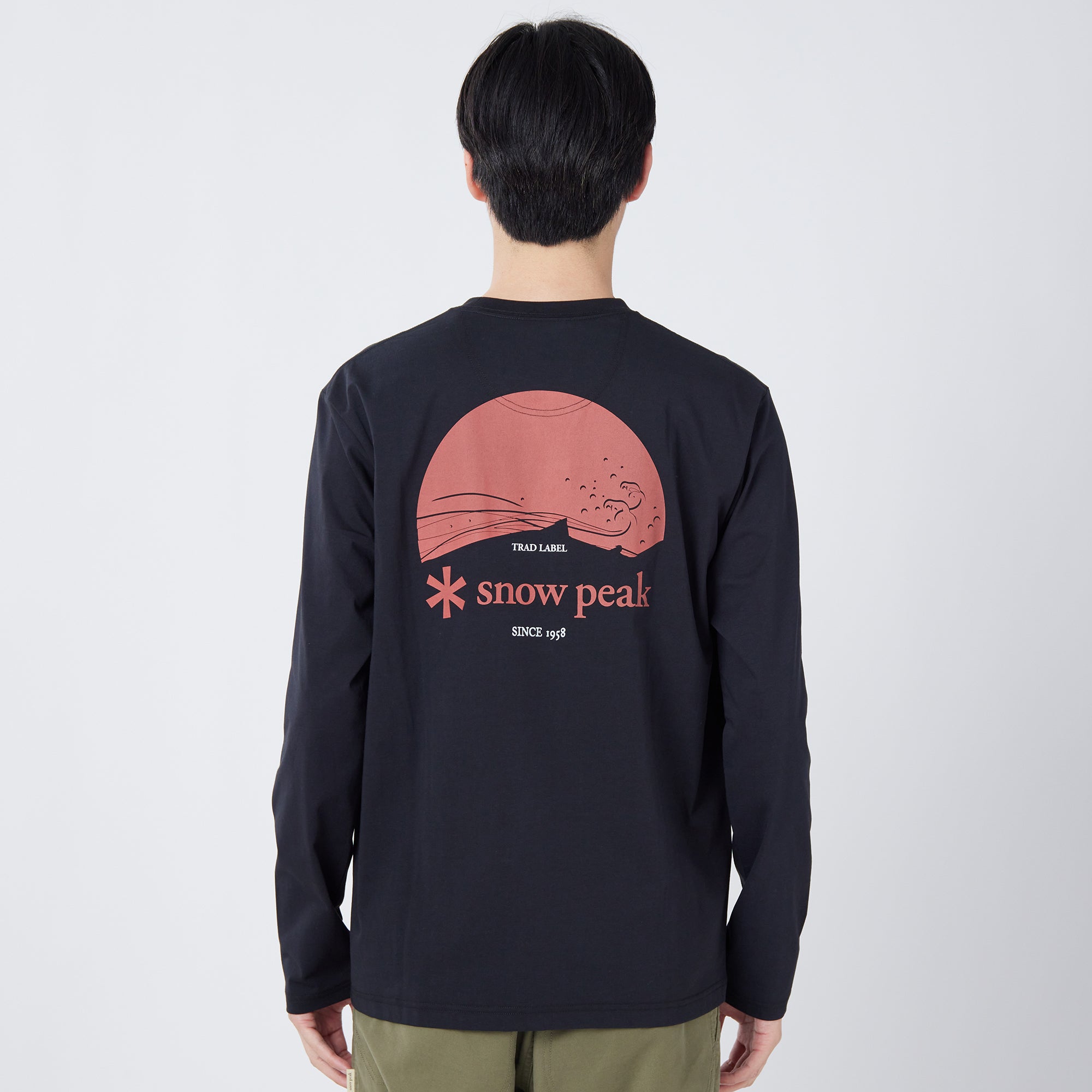 Trad Label Sunset Plating L/S T-Shirt - Snow Peak UK