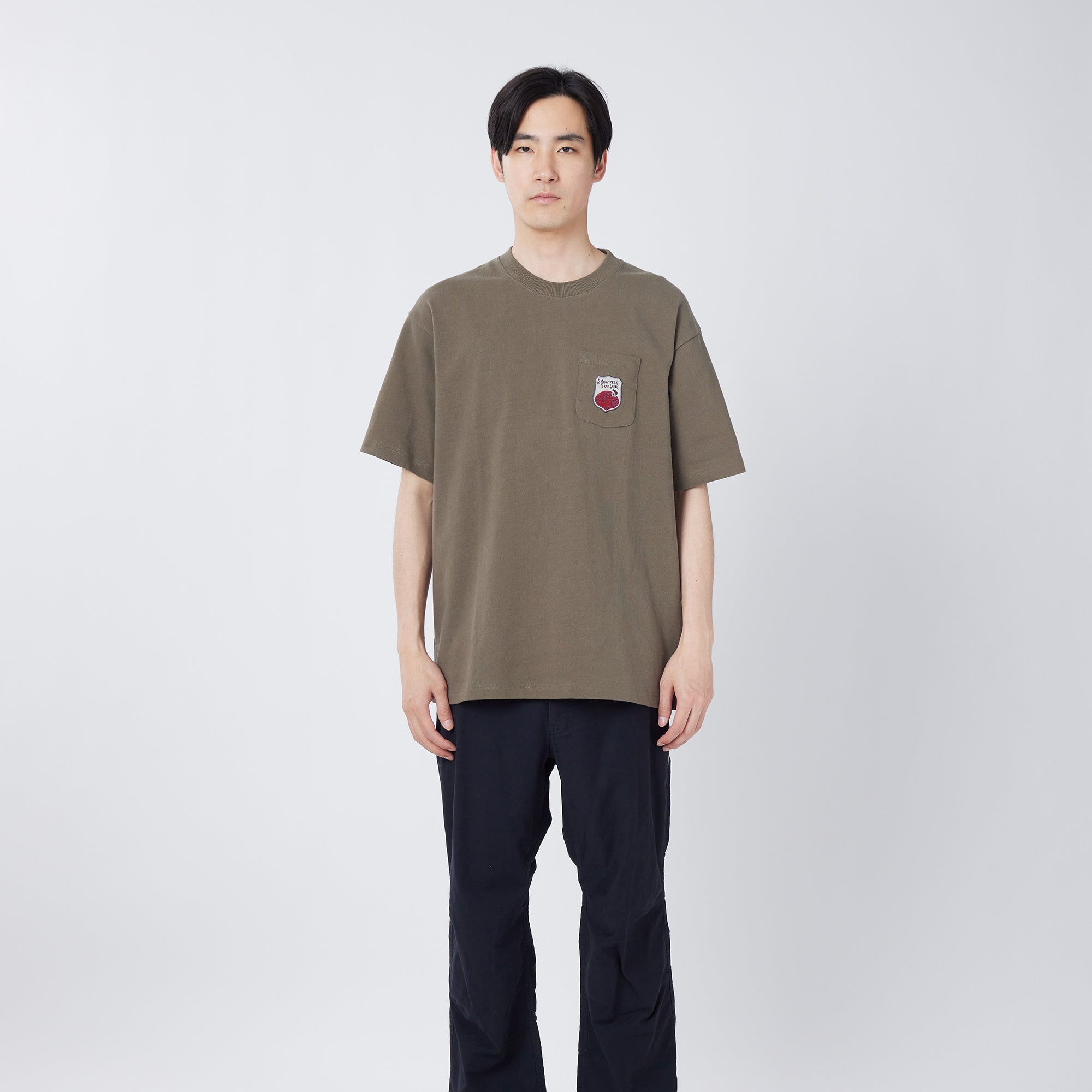 Trad Label Pocket Heavy T-Shirt - Snow Peak UK