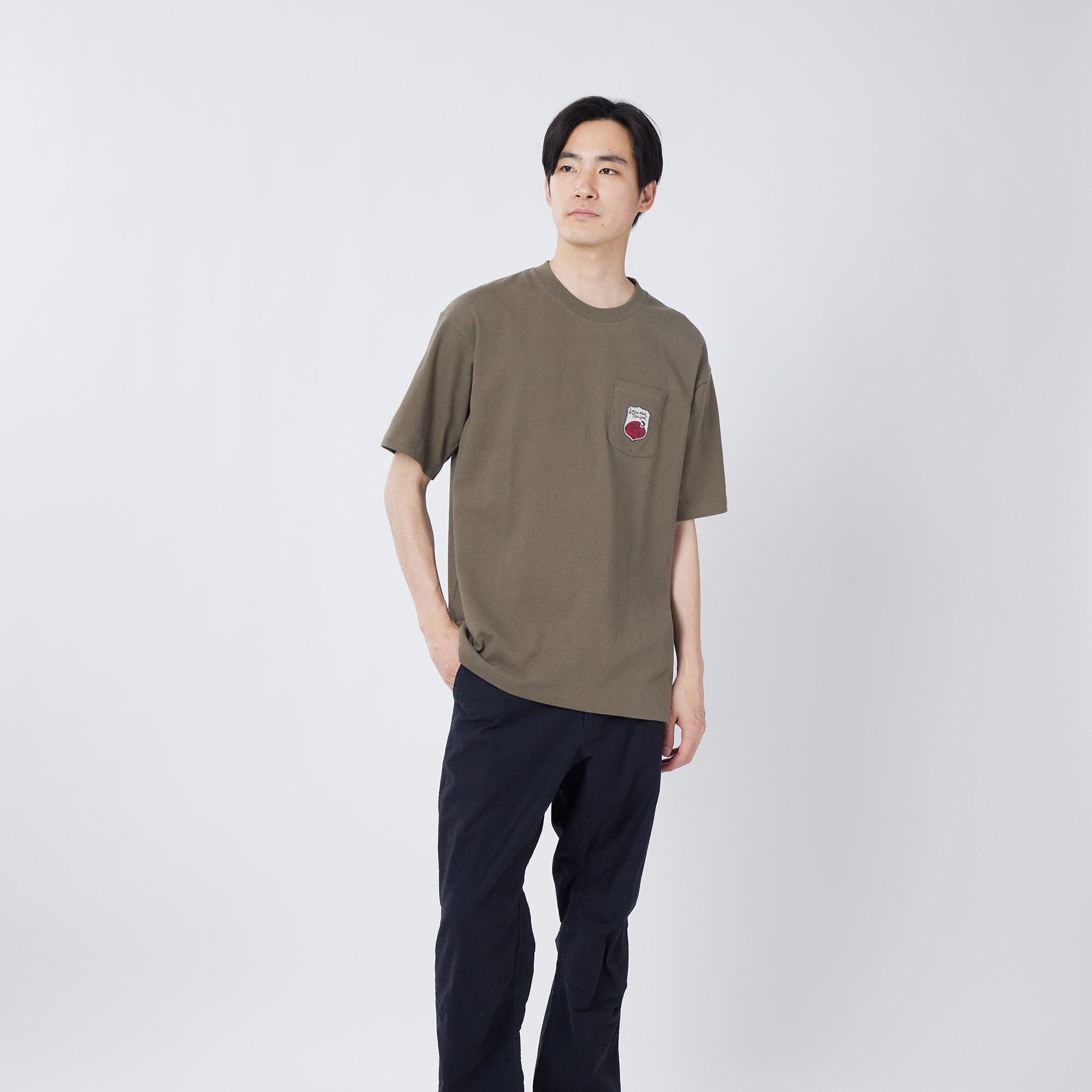 Trad Label Pocket Heavy T-Shirt - Snow Peak UK
