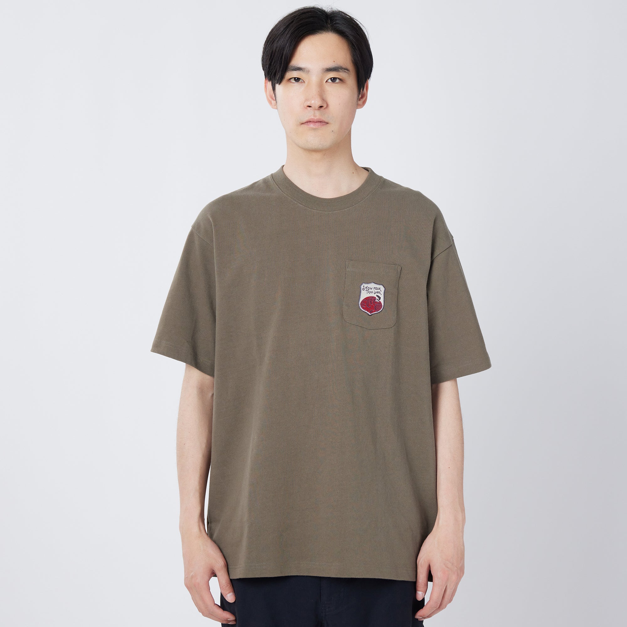 Trad Label Pocket Heavy T-Shirt - Snow Peak UK