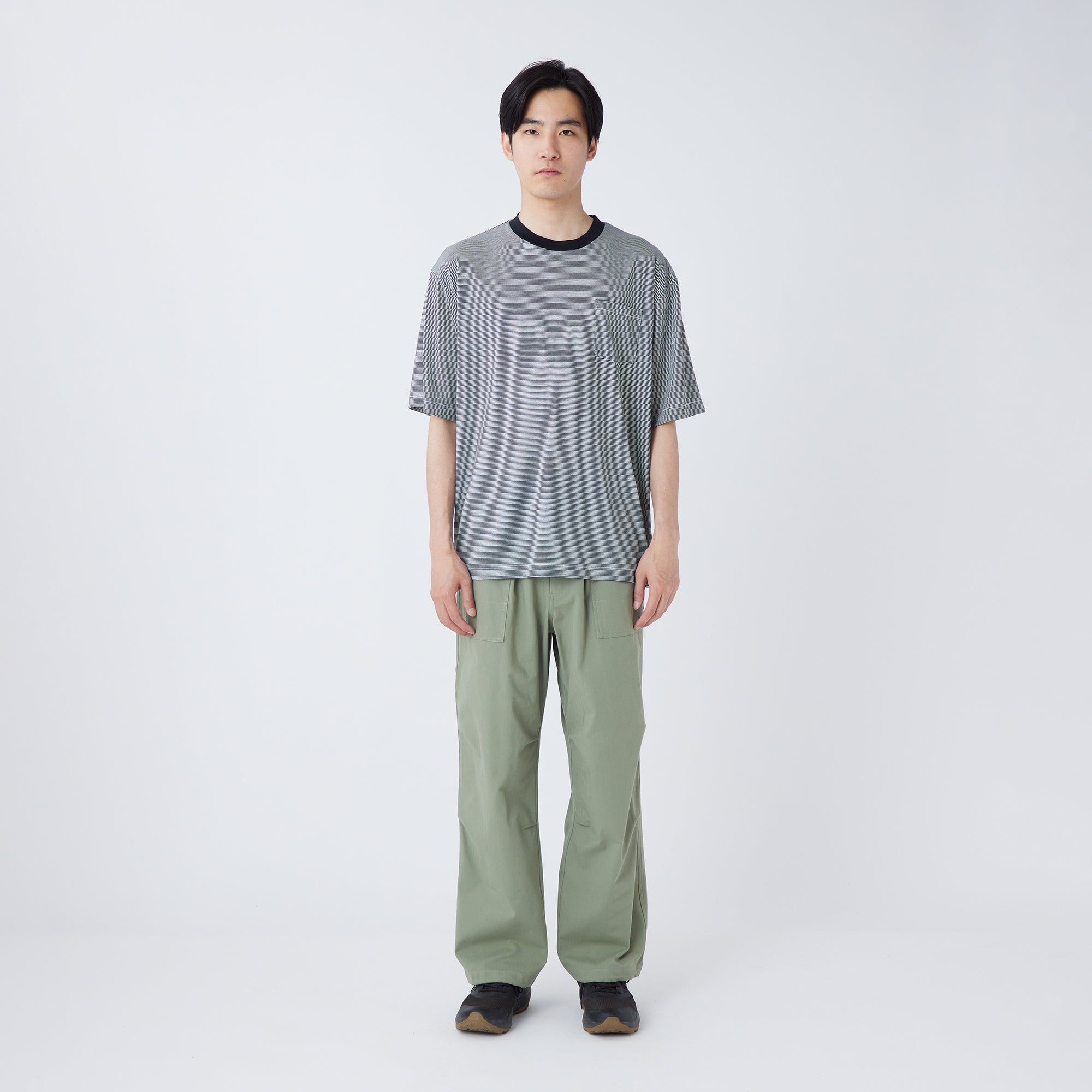 Summer Wool Stripe T-Shirt - Snow Peak UK