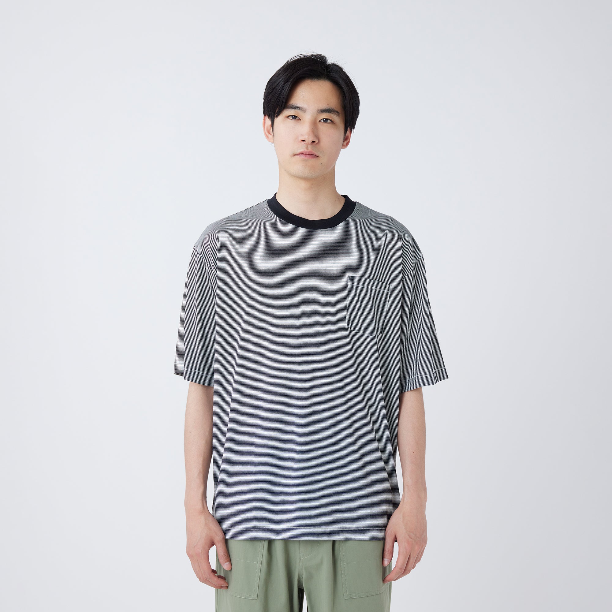 Summer Wool Stripe T-Shirt - Snow Peak UK