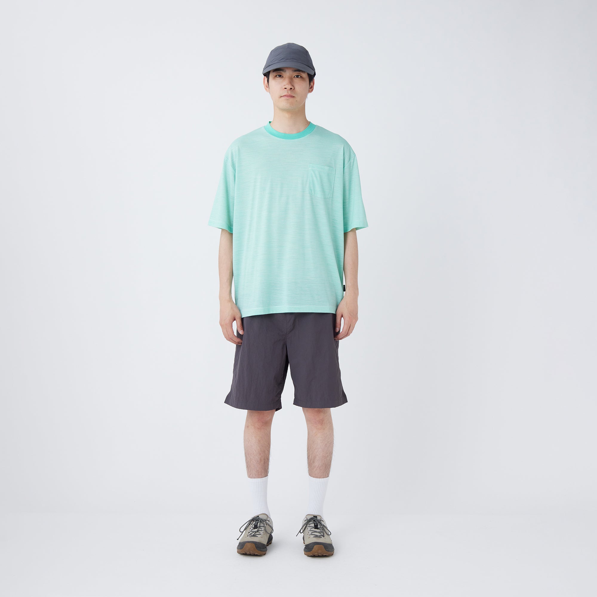 Summer Wool Stripe T-Shirt - Snow Peak UK