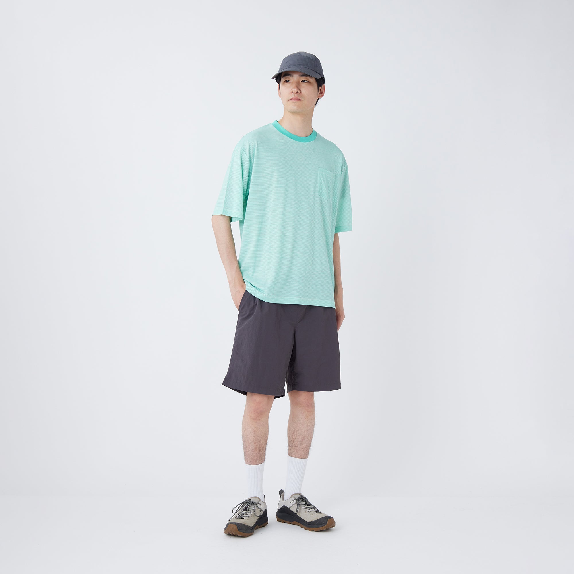 Summer Wool Stripe T-Shirt - Snow Peak UK