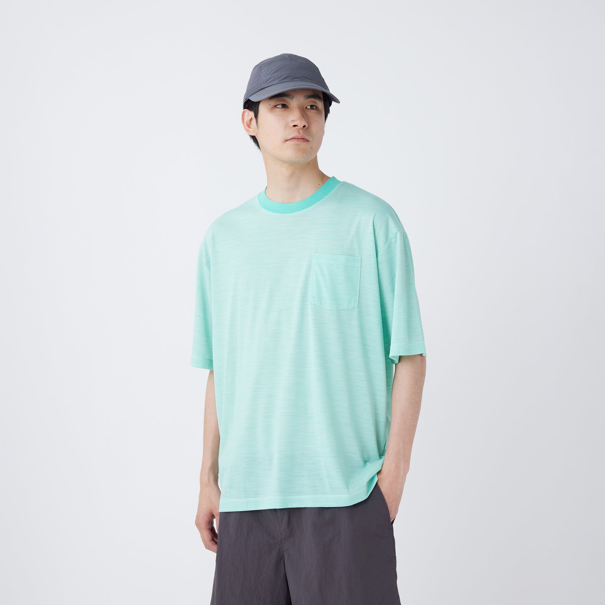 Summer Wool Stripe T-Shirt - Snow Peak UK