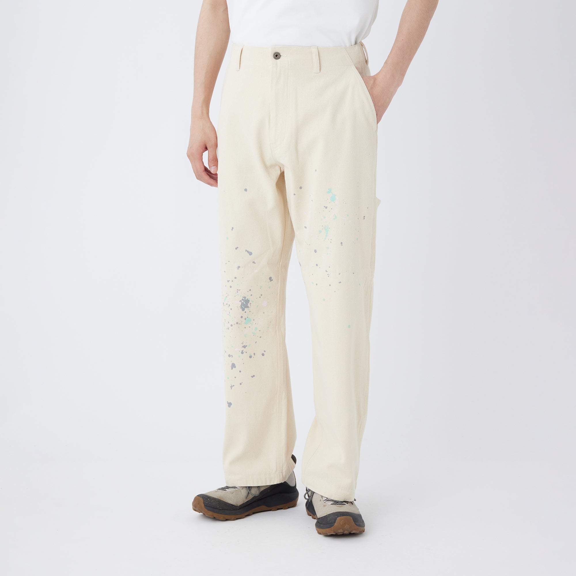 Sulphur Dyed Fade Painted Pants - Snow Peak UK