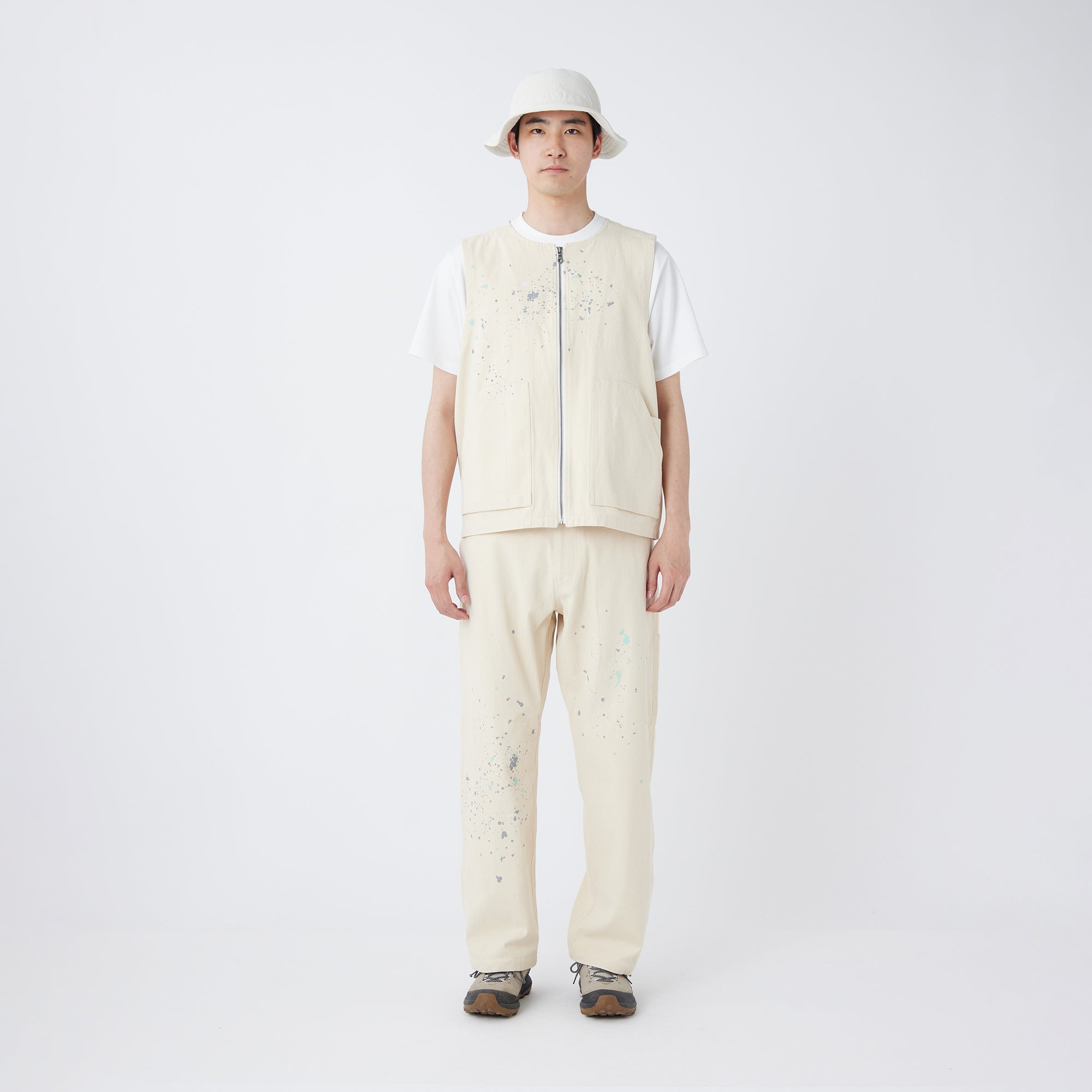 Sulphur Dyed Fade Painted Pants - Snow Peak UK