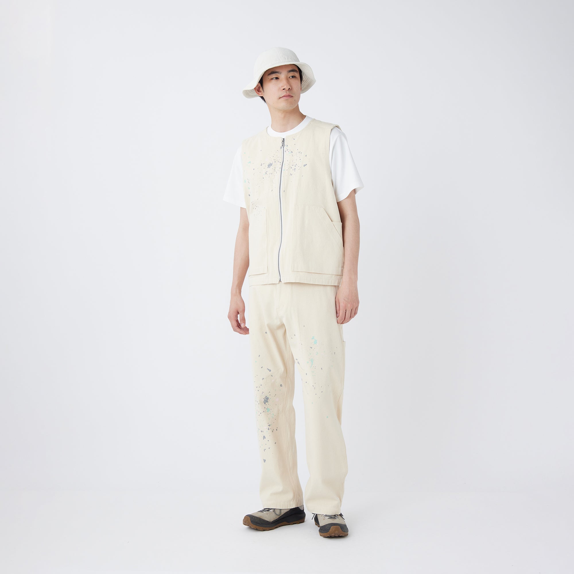 Sulphur Dyed Fade Painted Pants - Snow Peak UK