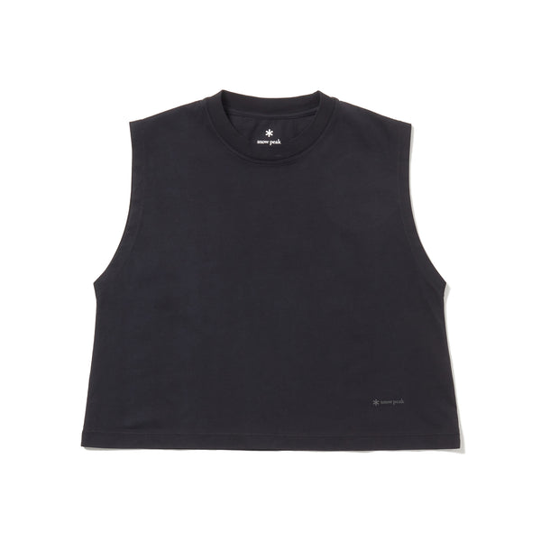 OG Mercerized Sleeveless T-Shirt Black CS-26SW00111019 - Snow Peak UK