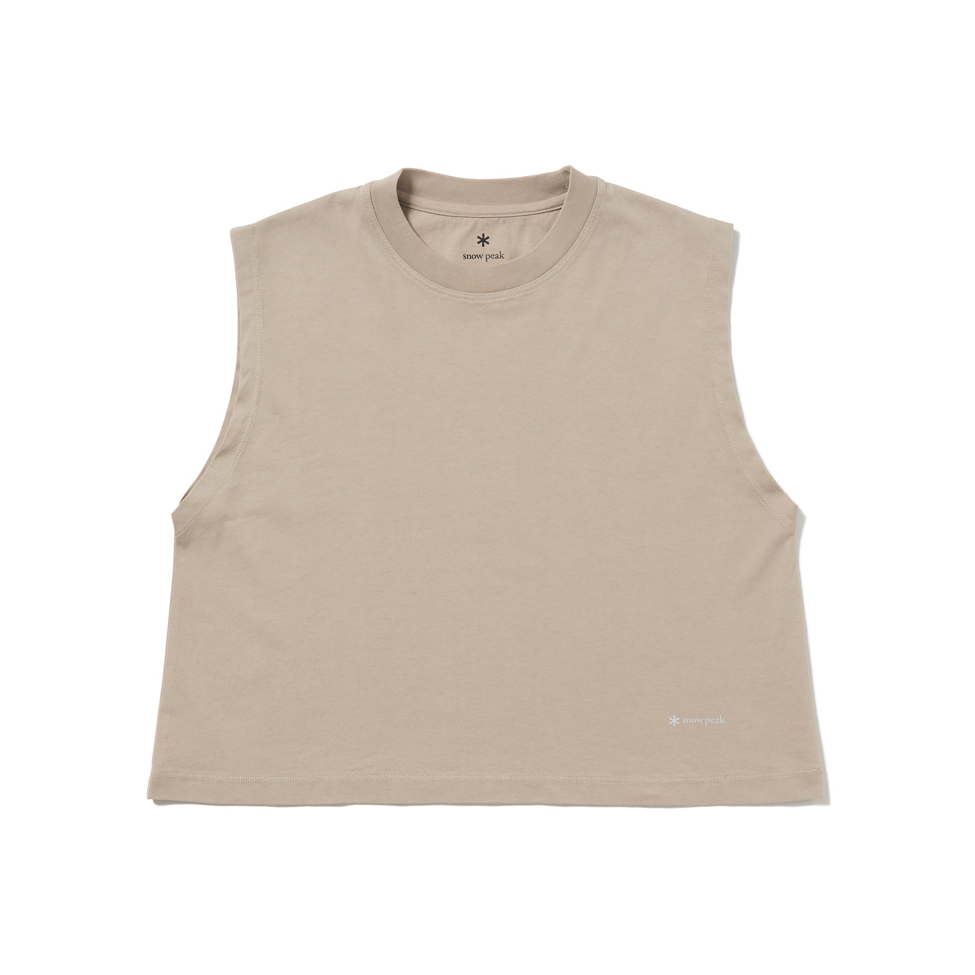 OG Mercerized Sleeveless T-Shirt Greige CS-26SW00111023 - Snow Peak UK