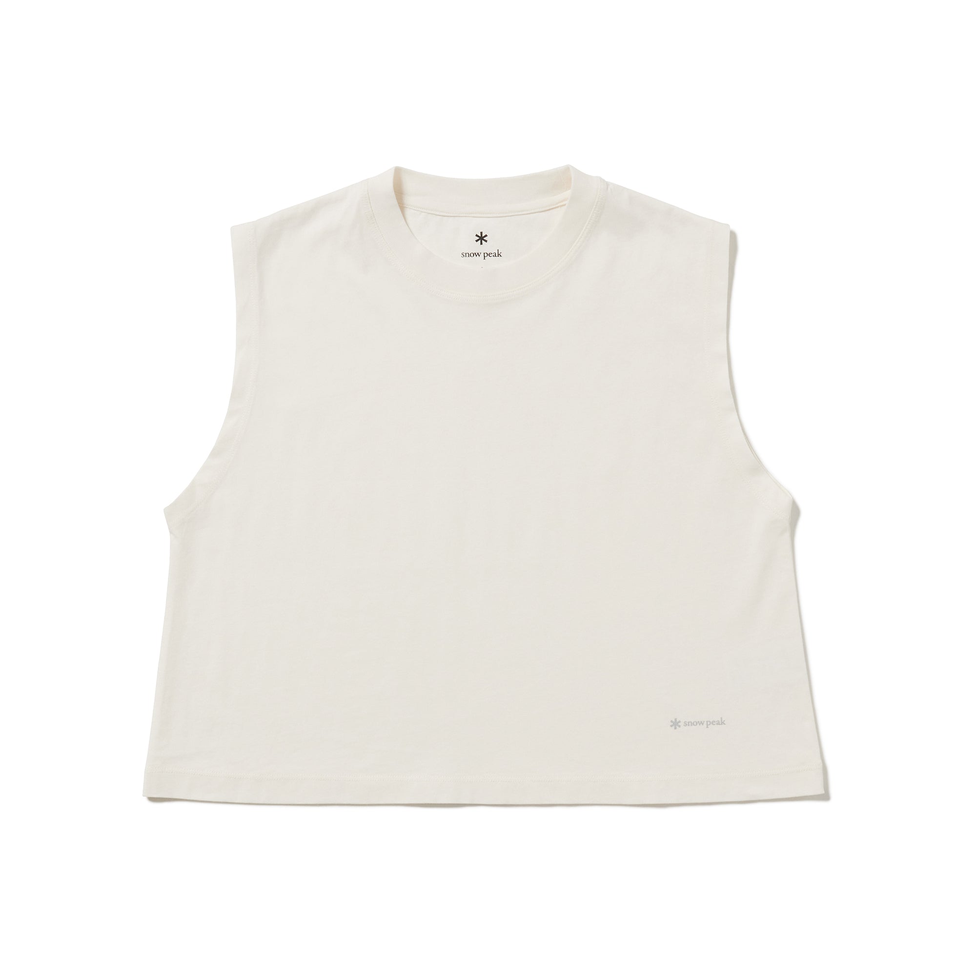 OG Mercerized Sleeveless T-Shirt Off White CS-26SW00111002 - Snow Peak UK