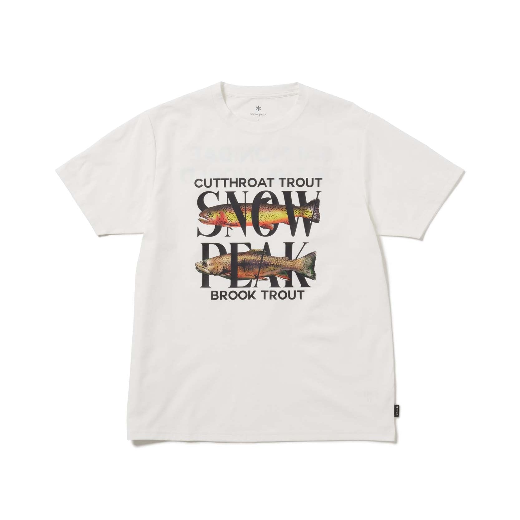 Famous Trout Dry T-Shirt Off White TS-26SU00911002 - Snow Peak UK