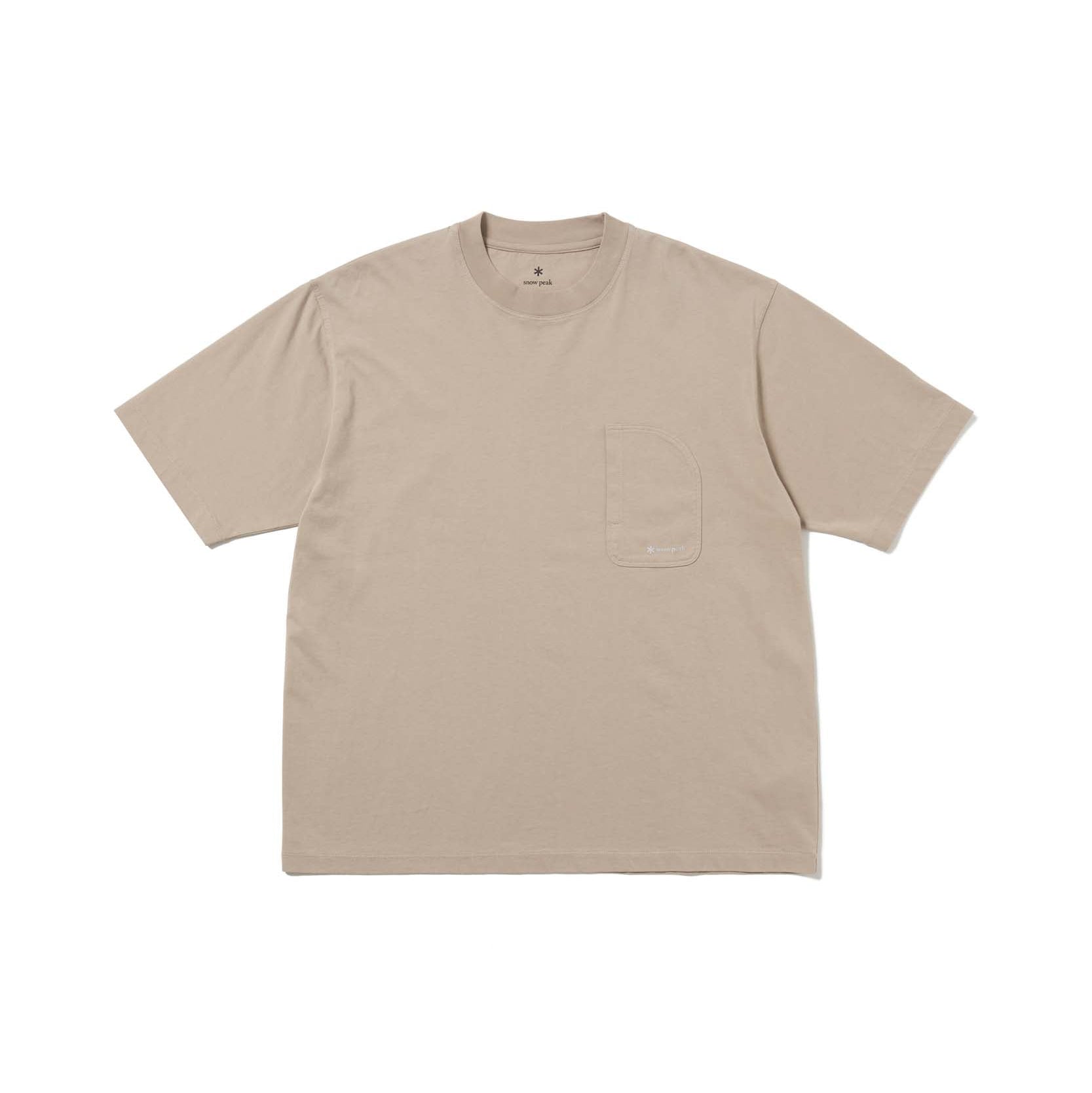 OG Mercerized T-Shirt Greige CS-26SU01311023 - Snow Peak UK