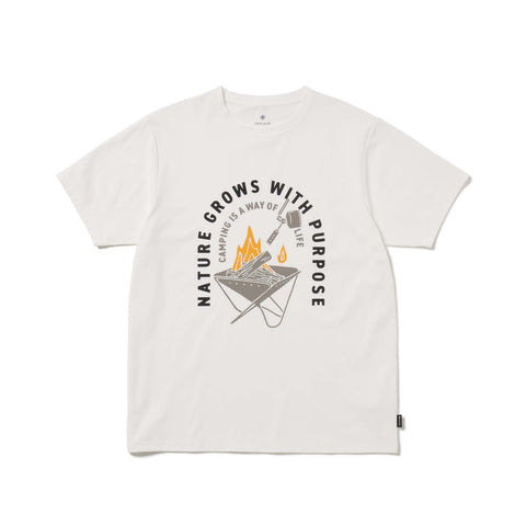 SP Fireplace Dry T-Shirt Off White TS-26SU00611002 - Snow Peak UK