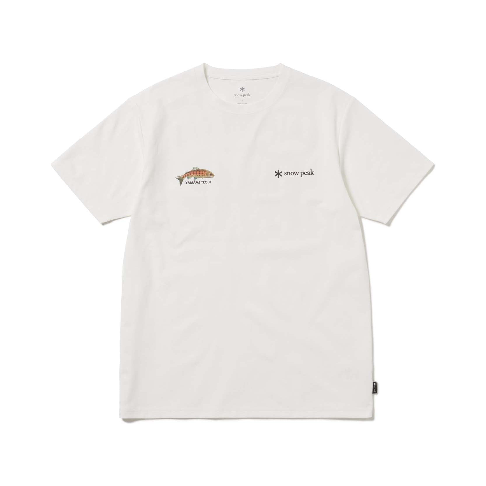 Northland Trout Dry T-Shirt Off White TS-26SU00811002 - Snow Peak UK