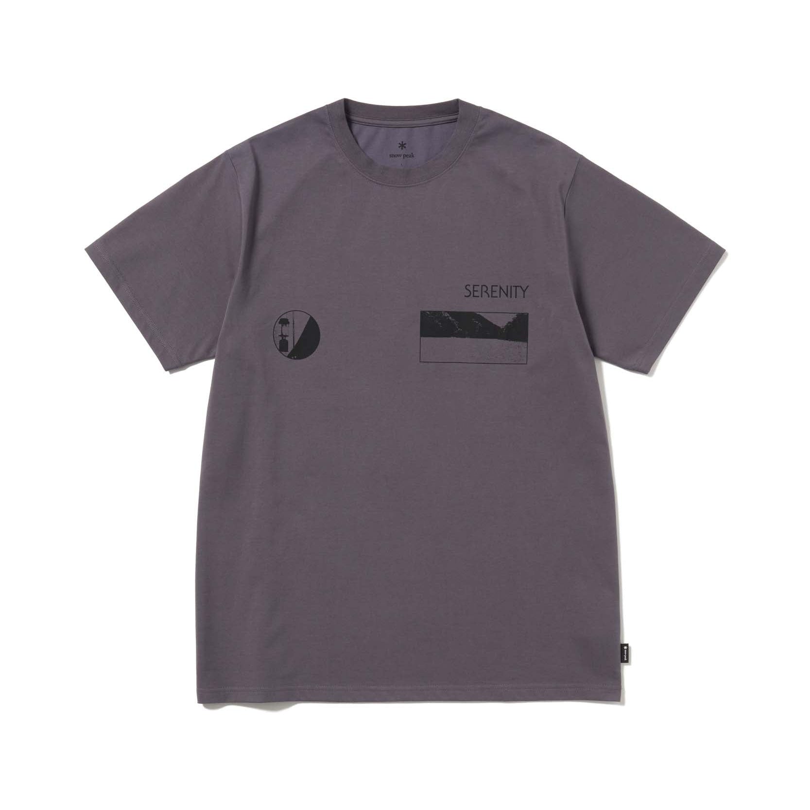 CF Landscape T-Shirt Charcoal TS-26SU00411013 - Snow Peak UK