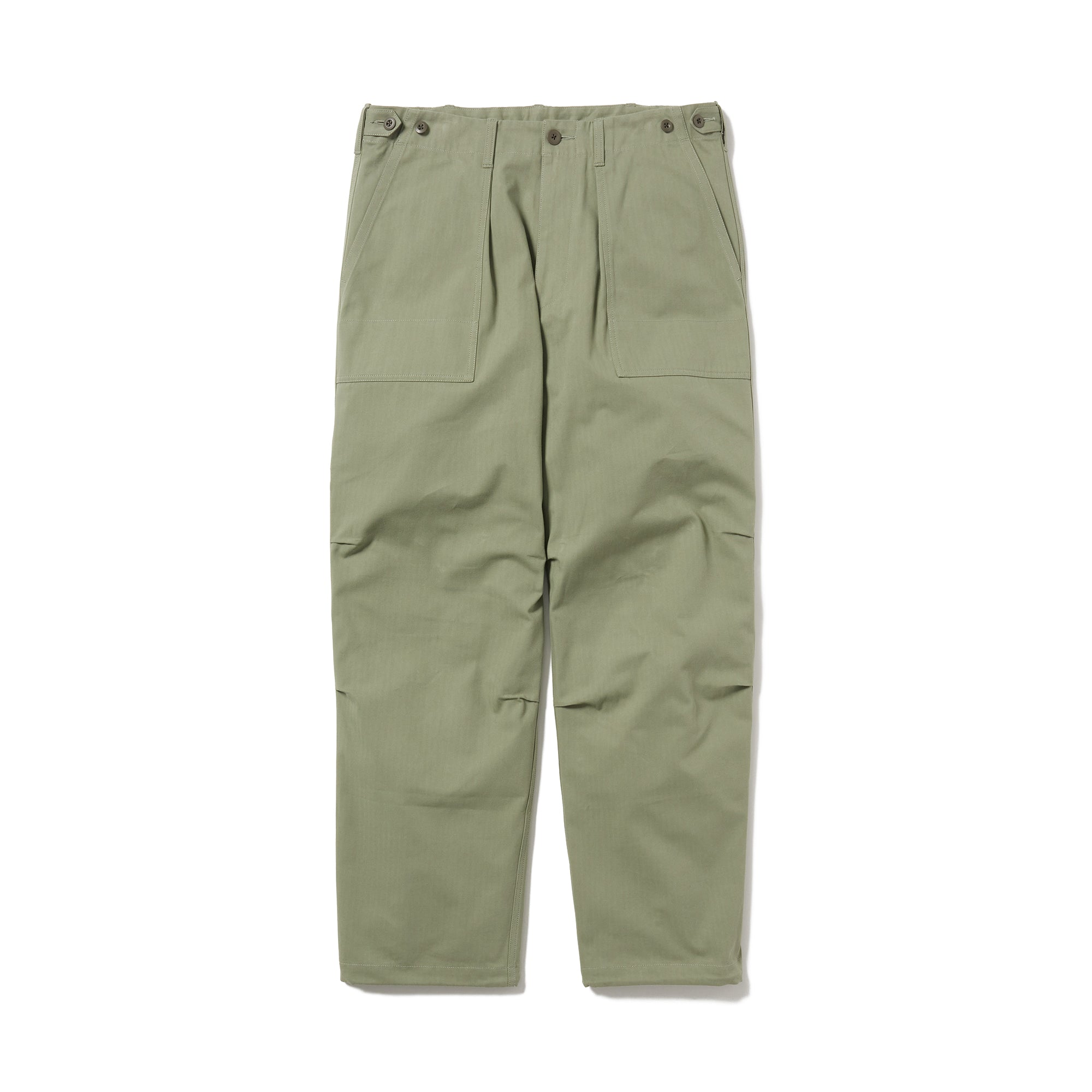 TAKIBI Herringbone Pants Foliage PT-26SU00311061 - Snow Peak UK
