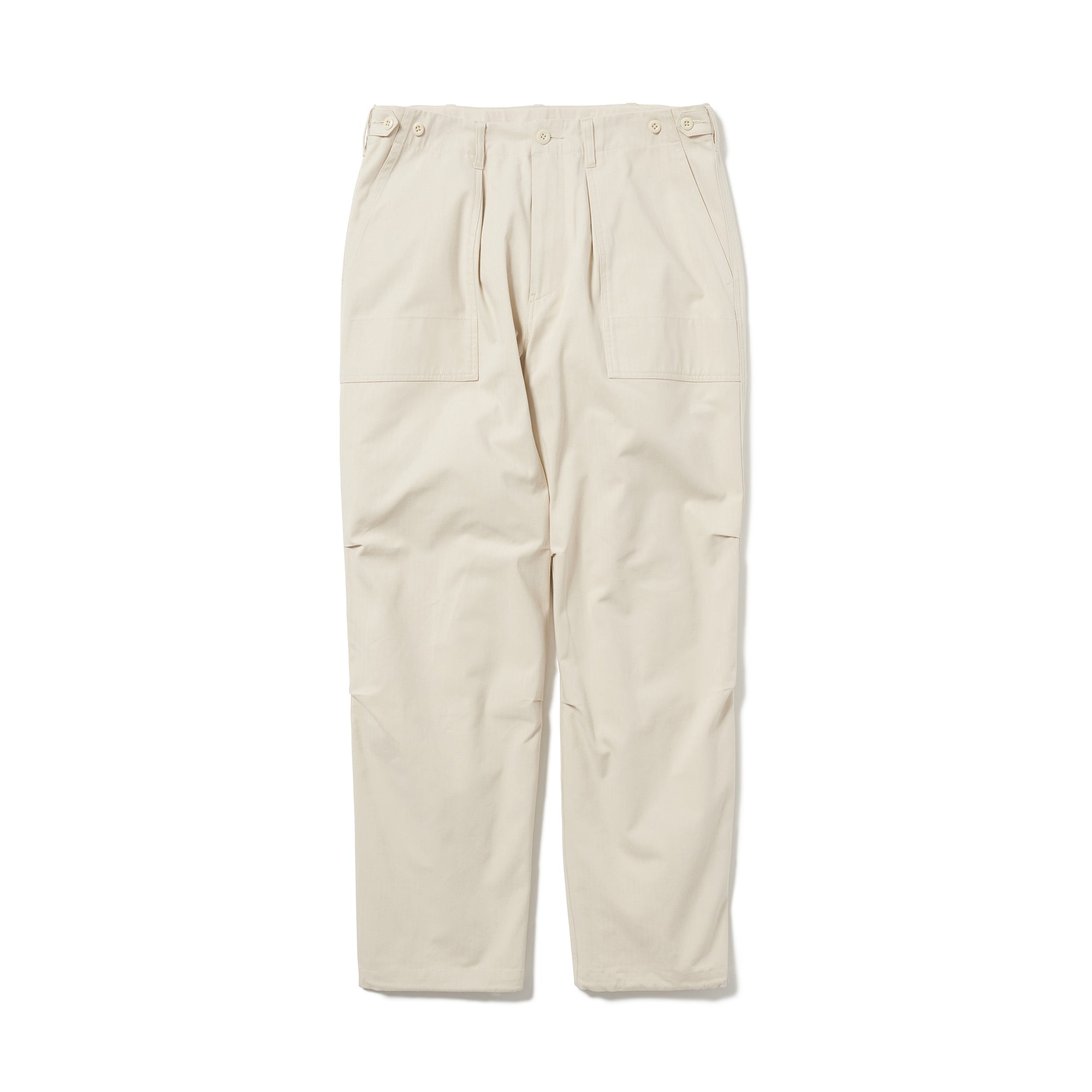 TAKIBI Herringbone Pants Ecru PT-26SU00311021 - Snow Peak UK