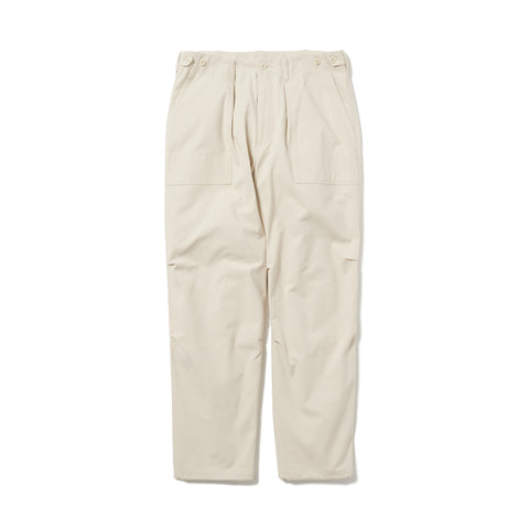TAKIBI Herringbone Pants Ecru PT-26SU00311021 - Snow Peak UK
