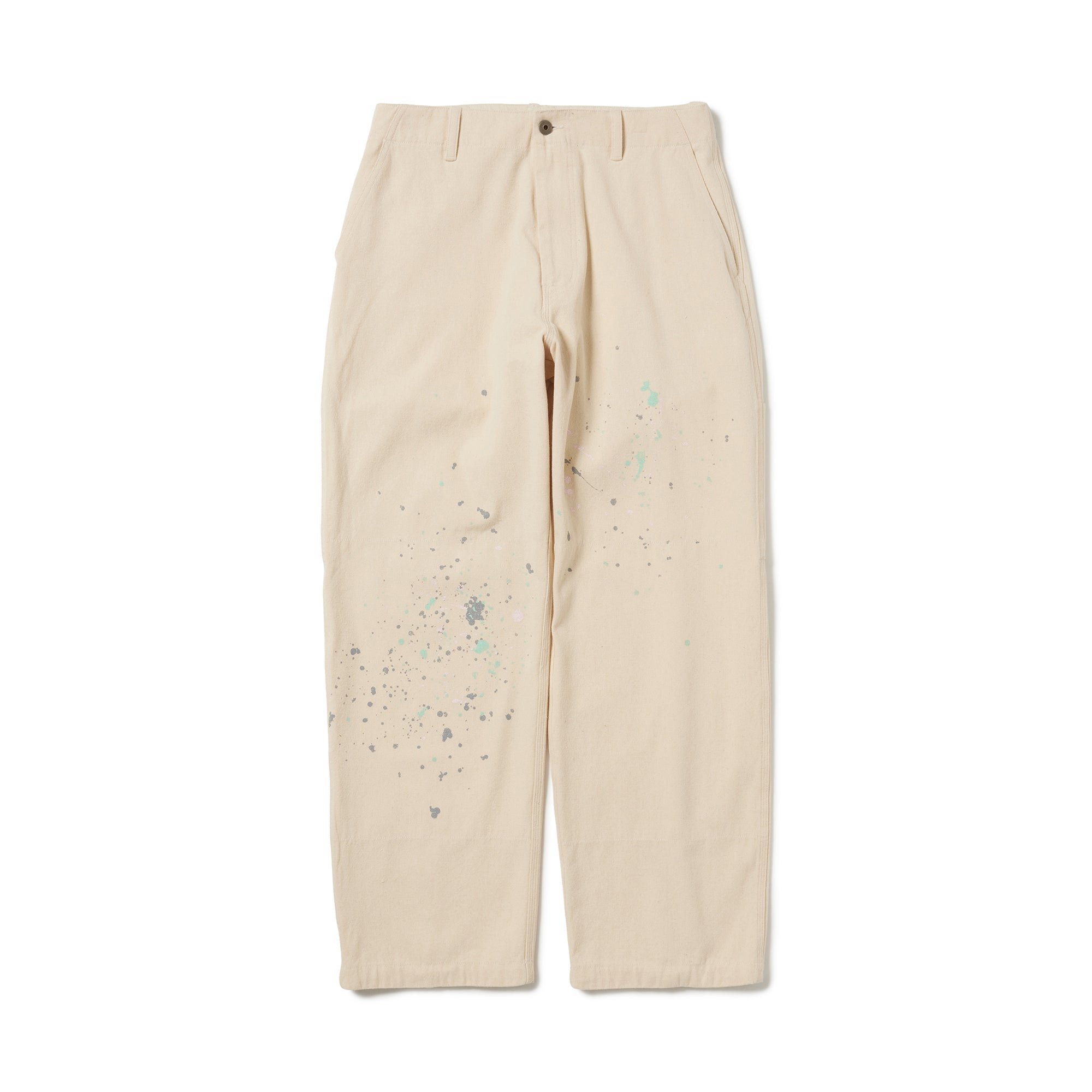 Sulphur Dyed Fade Painted Pants Ecru PT-26SU00502021 - Snow Peak UK
