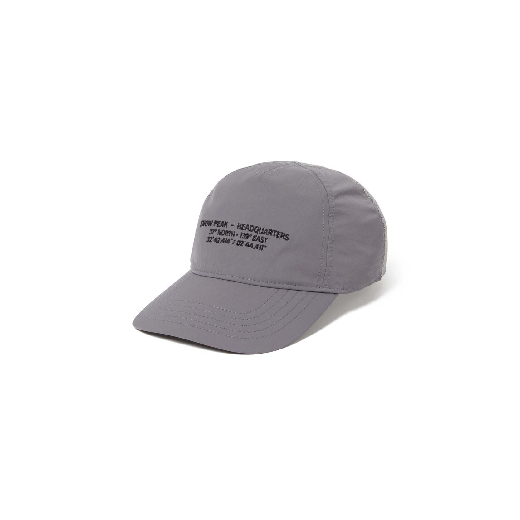 HQ Topographic Trucker Cap Grey CH-26SU00811012 - Snow Peak UK