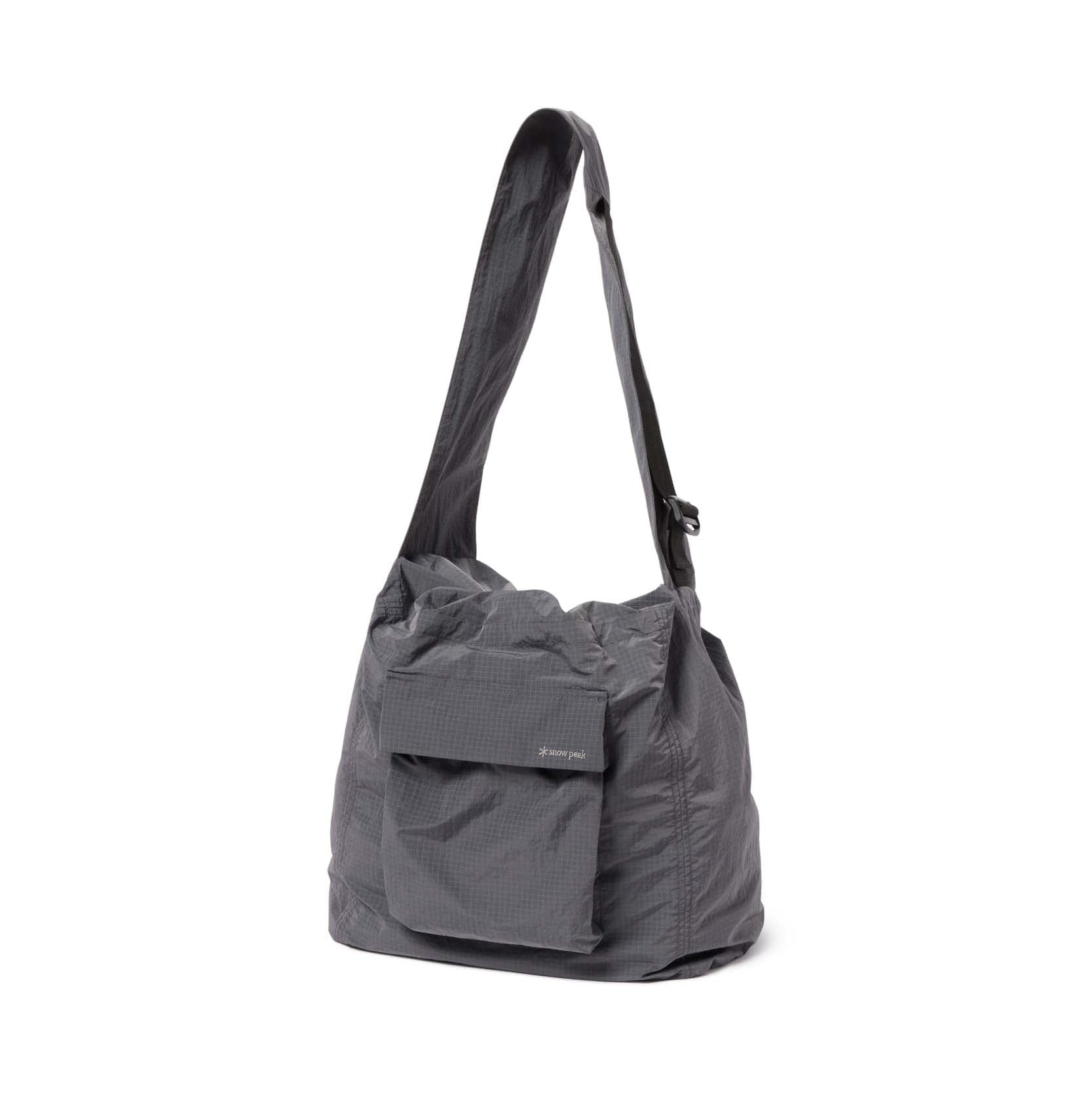 Ripstop Wrap Cross Bag Charcoal SB-26SU00200013 - Snow Peak UK