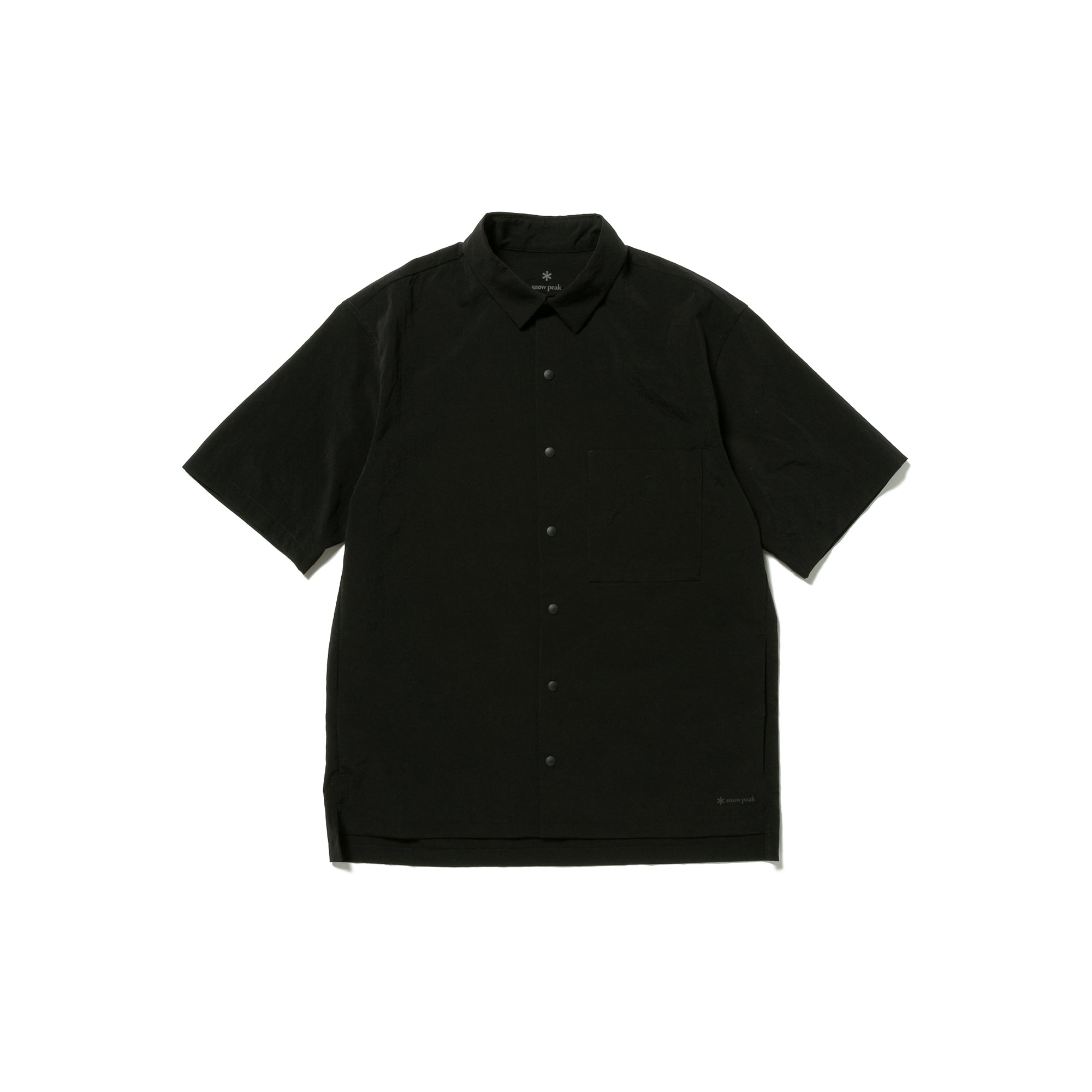 Breathable Quick Dry Shirt Black SH-25SU00202019 - Snow Peak UK