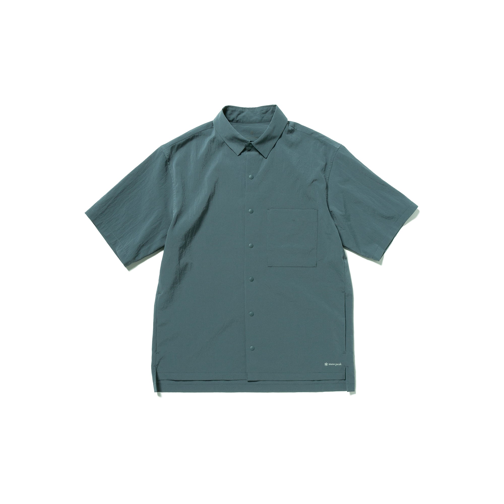 Breathable Quick Dry Shirt Blue SH-25SU00202072 - Snow Peak UK