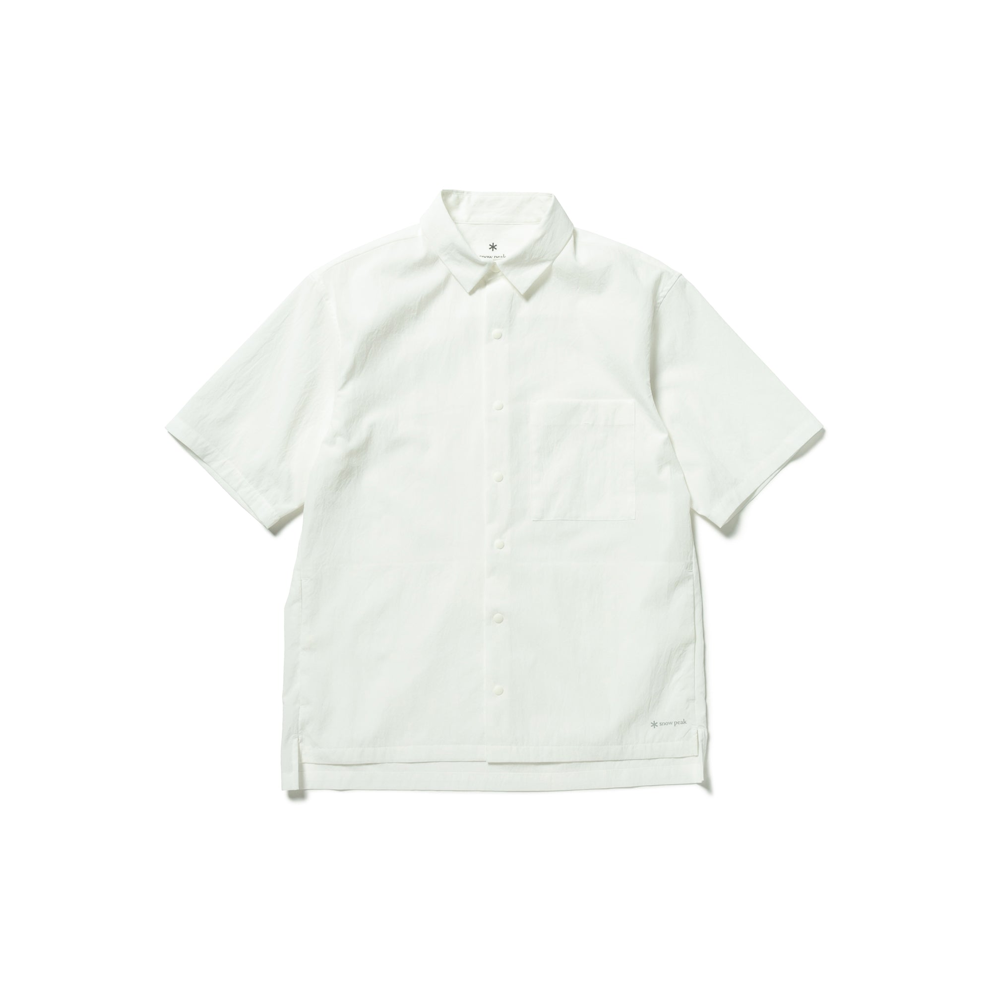 Breathable Quick Dry Shirt White SH-25SU00202001 - Snow Peak UK
