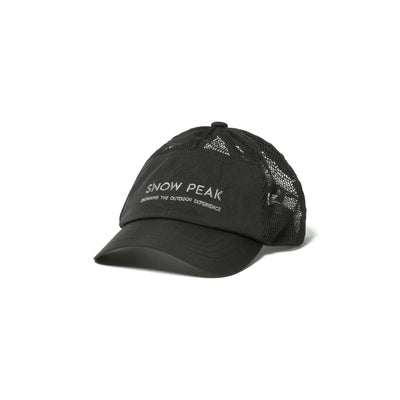Six Panels Mesh Cap Black AC-25SU02011019 - Snow Peak UK