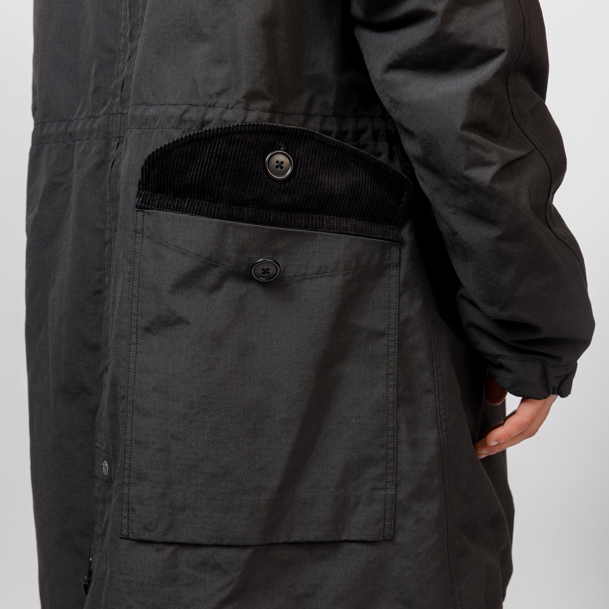 TAKIBI Ripstop Adjustable Fishtail Coat - Snow Peak UK