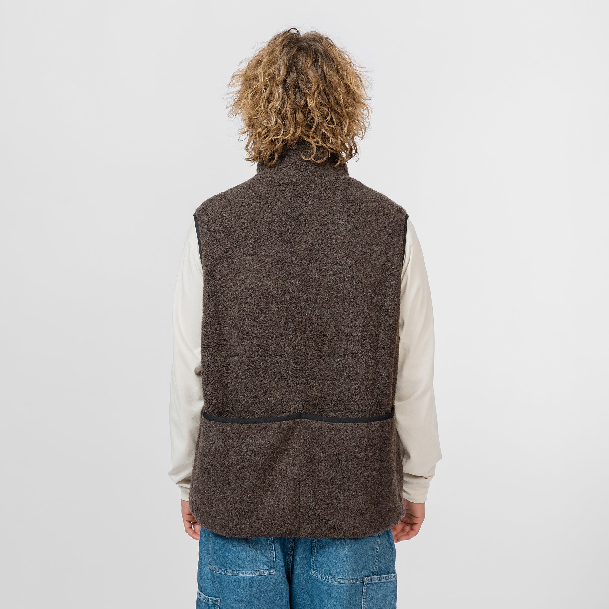 Recycled Wool Boa Vest - Snow Peak UK