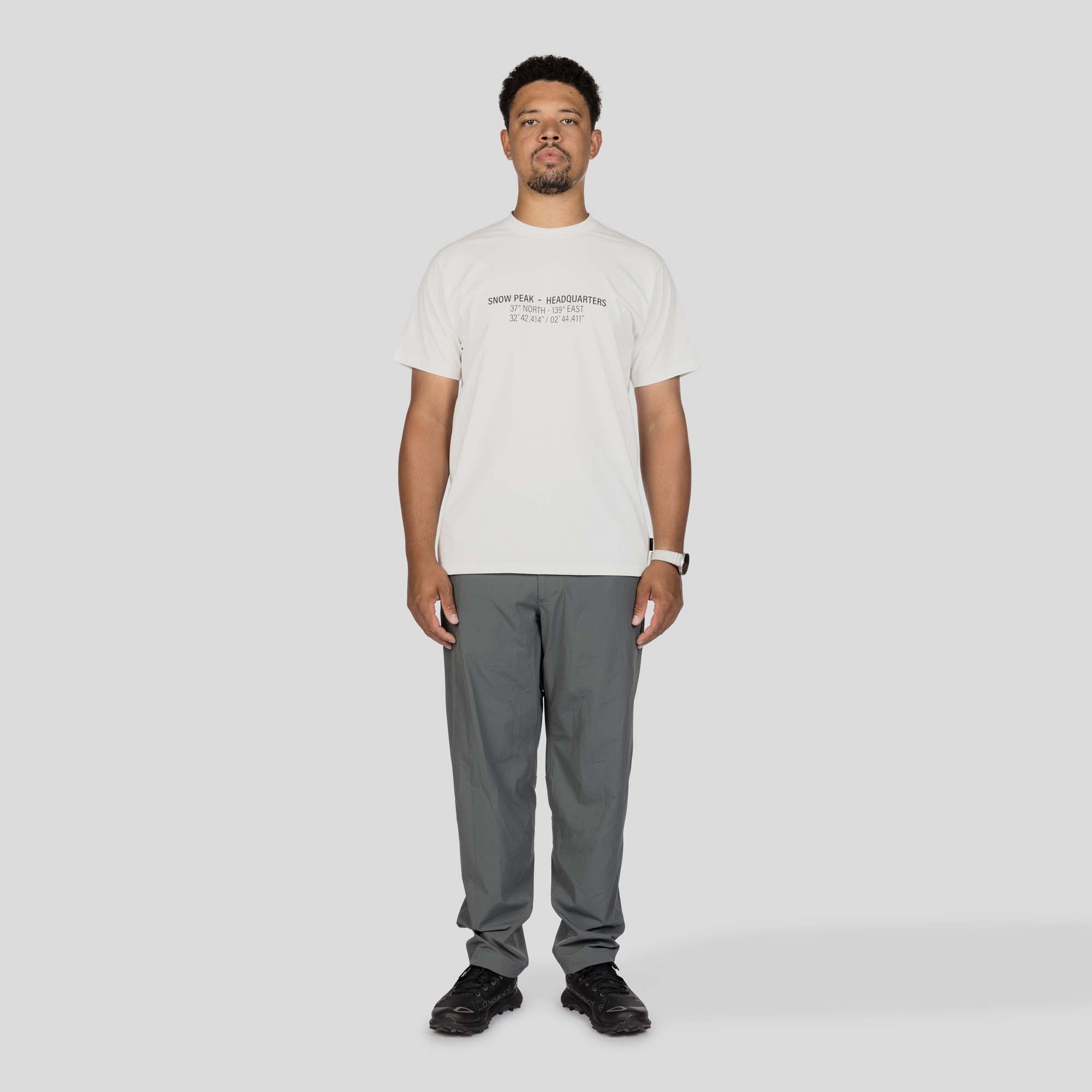 HQ Topographic Map T-Shirt - Snow Peak UK