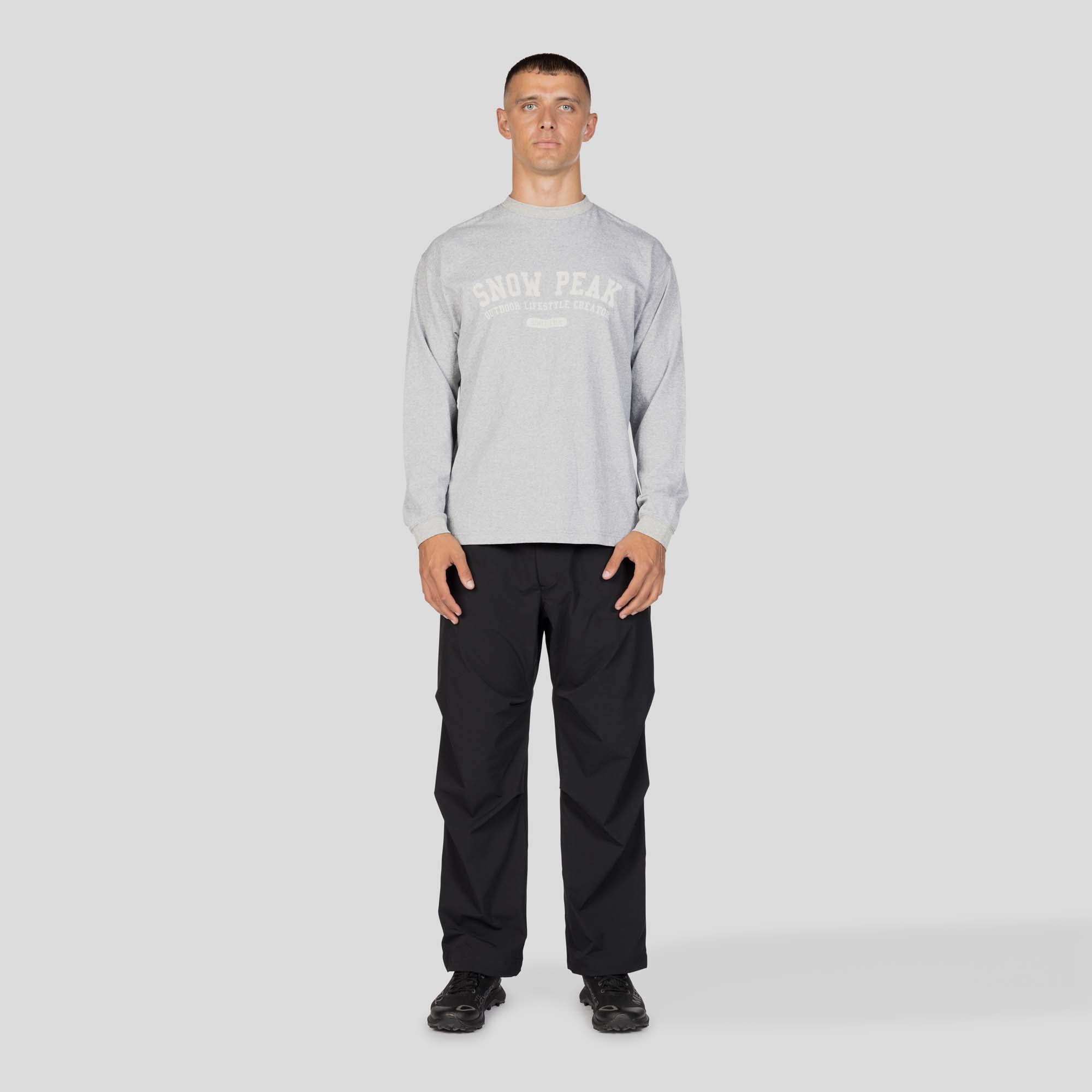 Varsity Logo L/S T-Shirt - Snow Peak UK