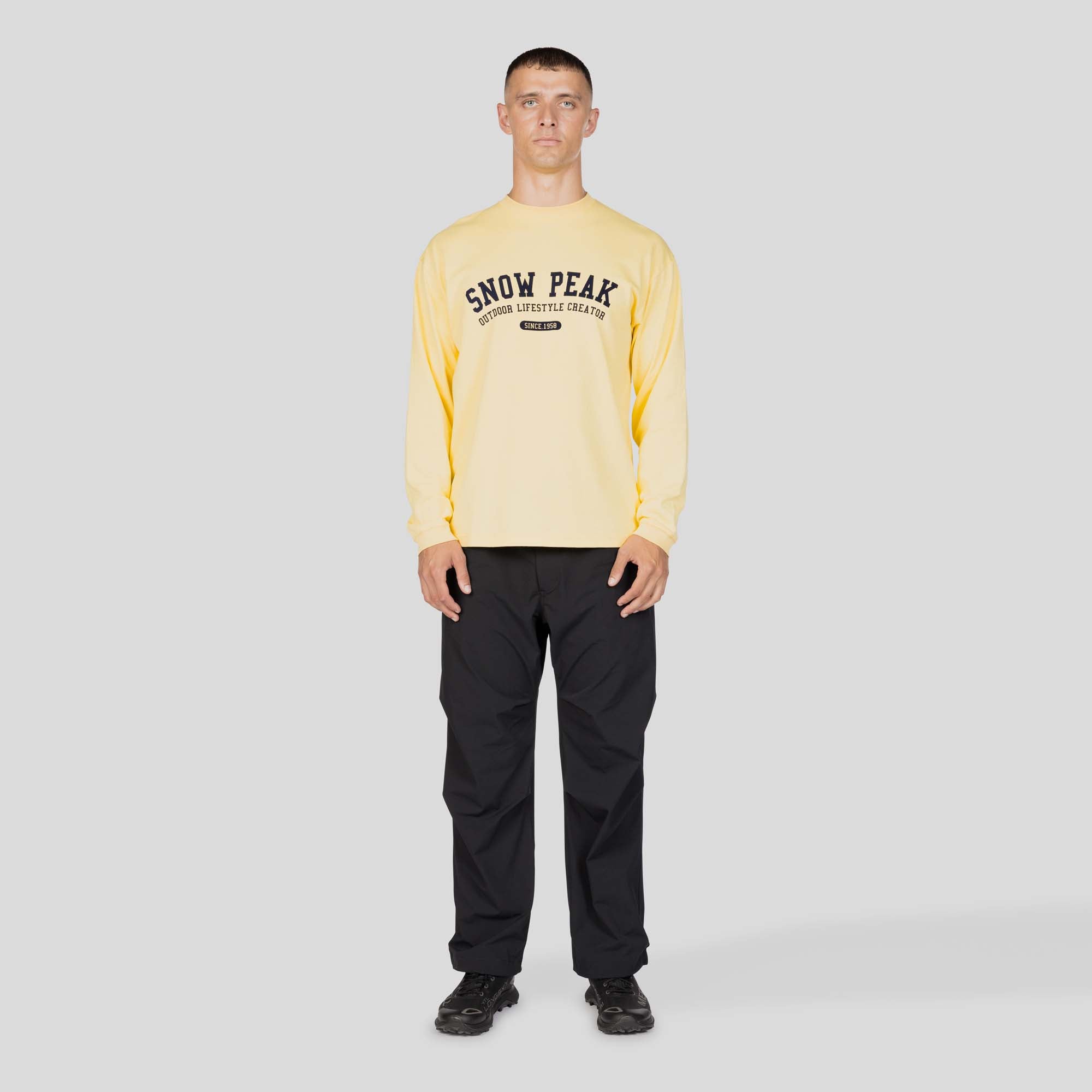 Varsity Logo L/S T-Shirt - Snow Peak UK